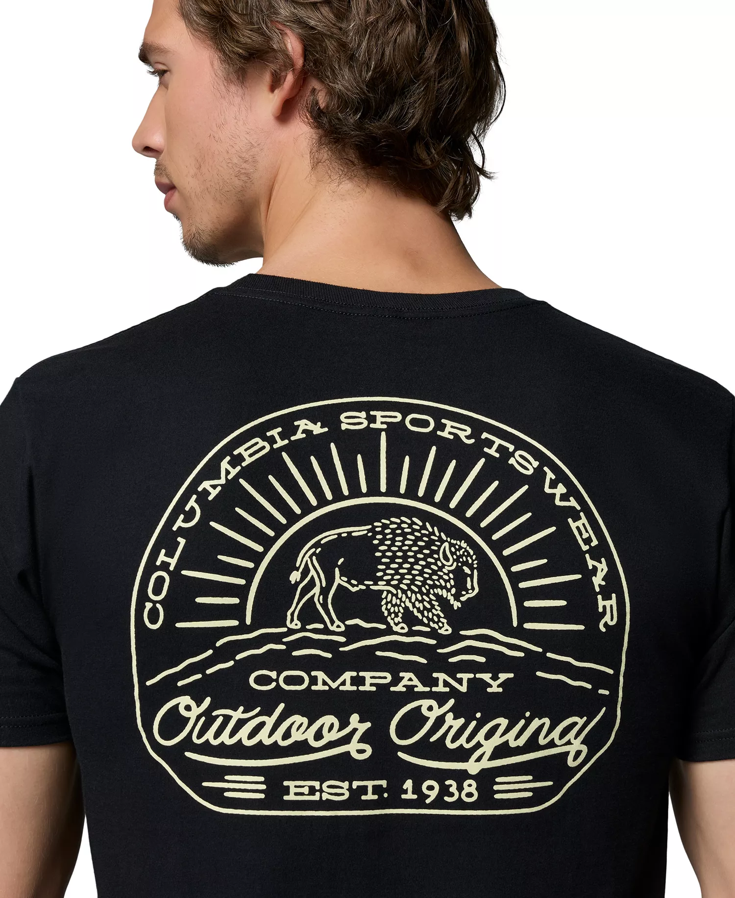 Men's Bisun Graphic T-Shirt - Black - S