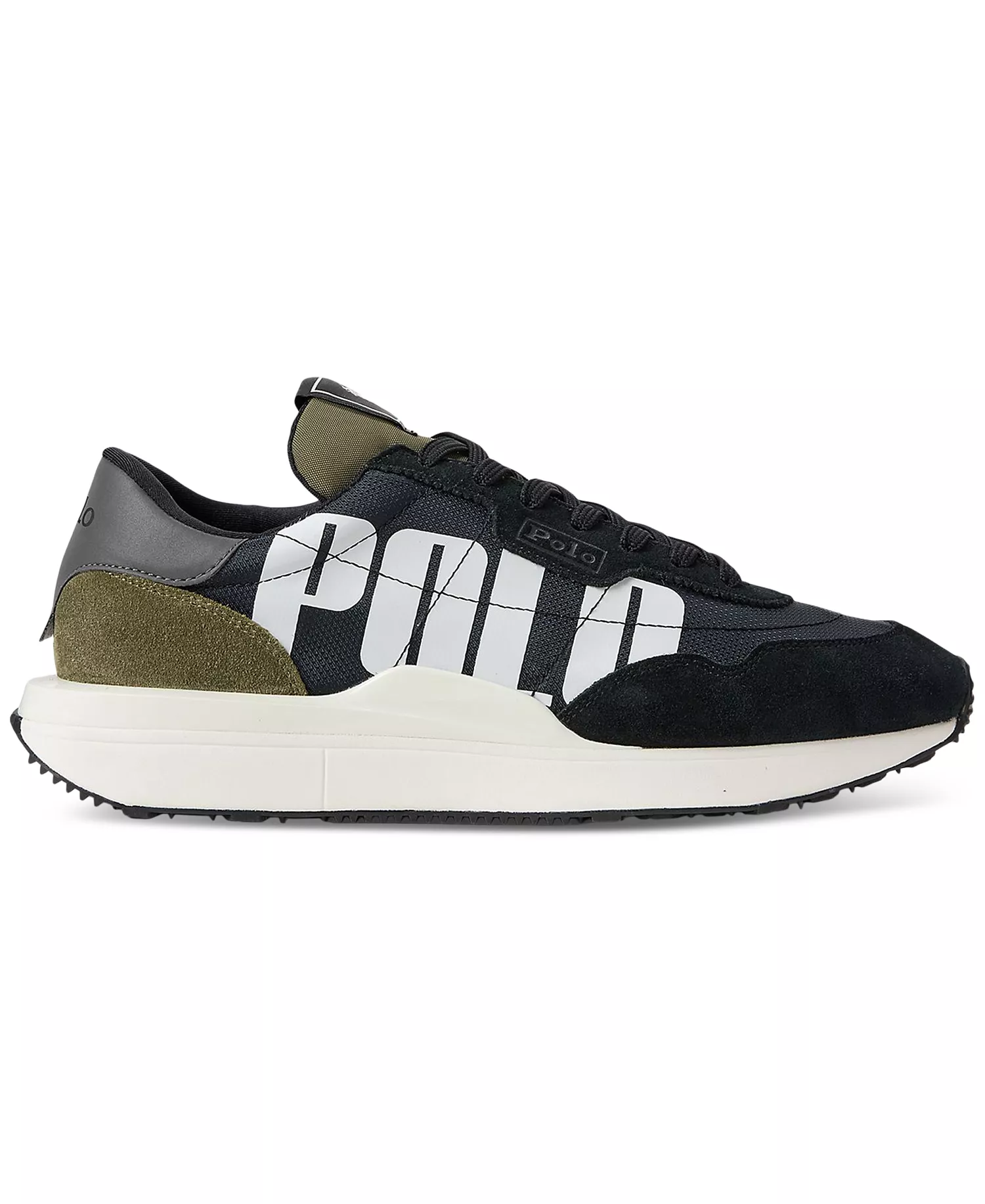 Men's Train 89 Polo Sneakers - Black/olive - 10