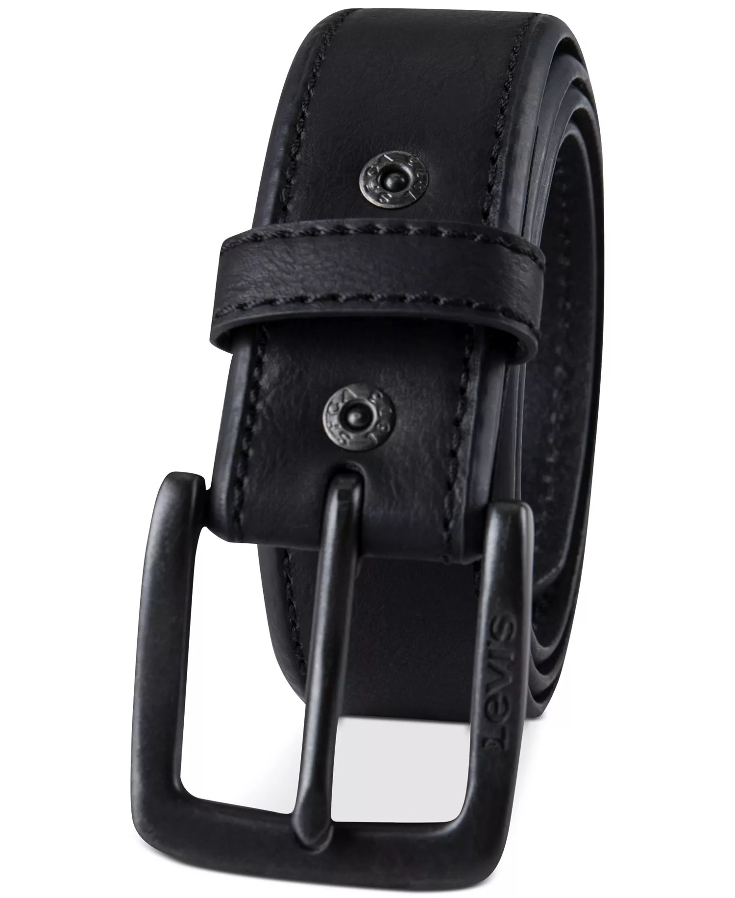 Men’s Casual Rivet Belt - Black - S (30-32)