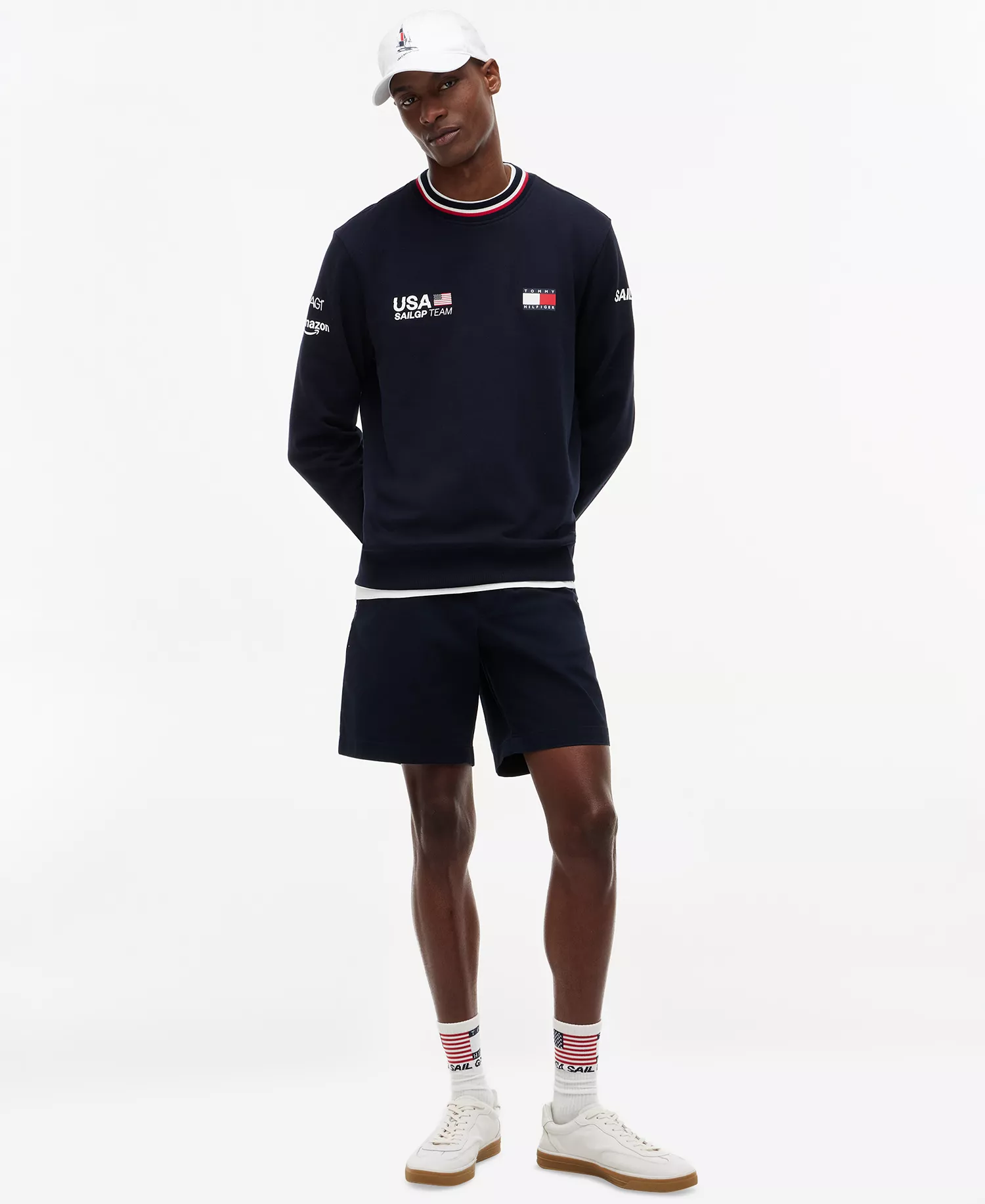 x U.S. SailGP Men's Replica Crewneck - Desert Sky - L