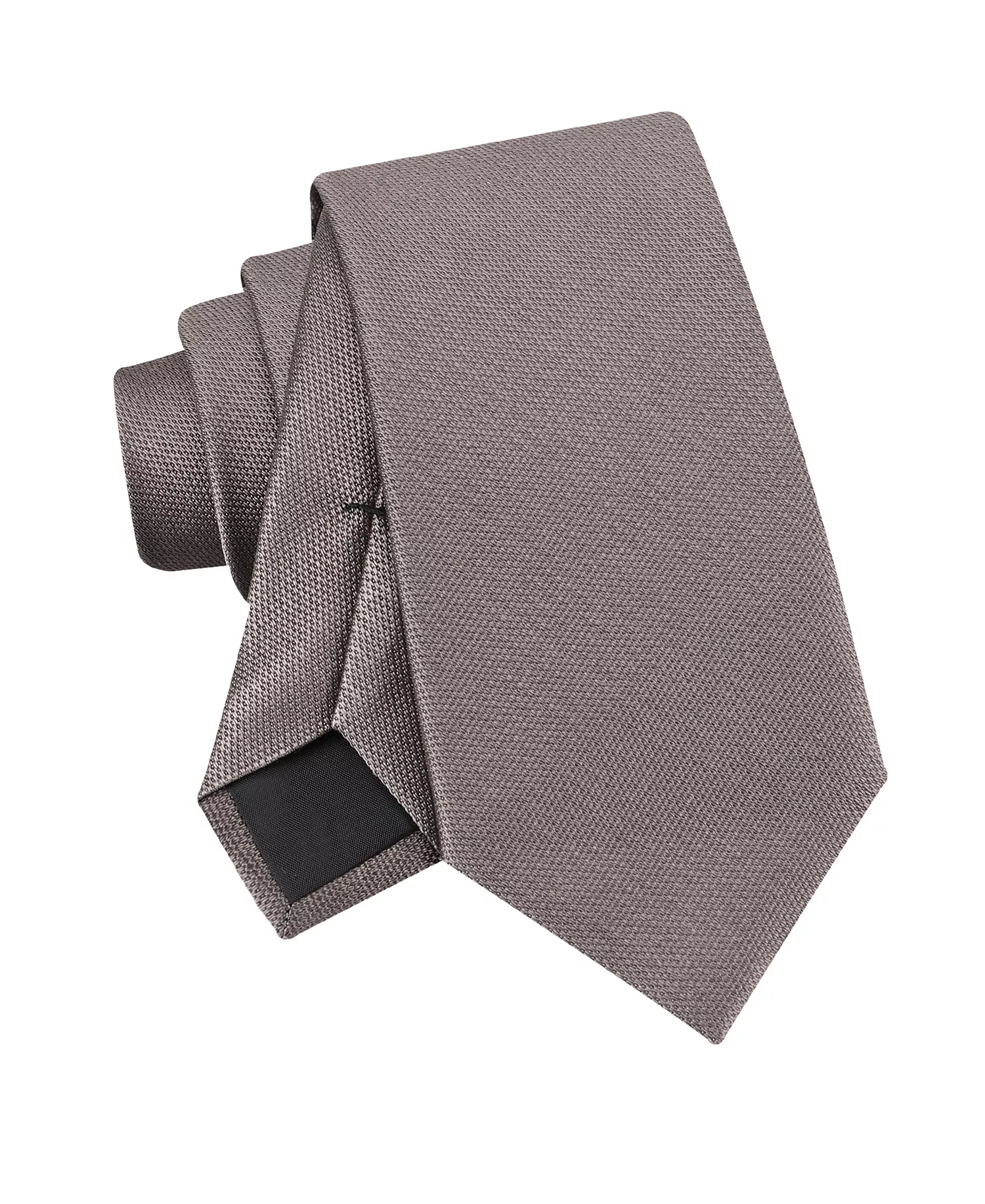 Men's Silky Solid Tie - Gray - ONE SIZE