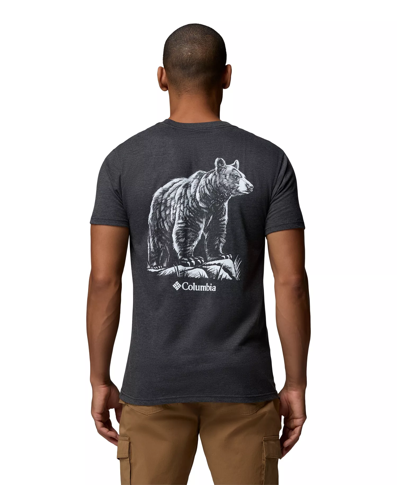 Men's Short-Sleeve Willie Graphic T-Shirt - Charcoal Heather - L