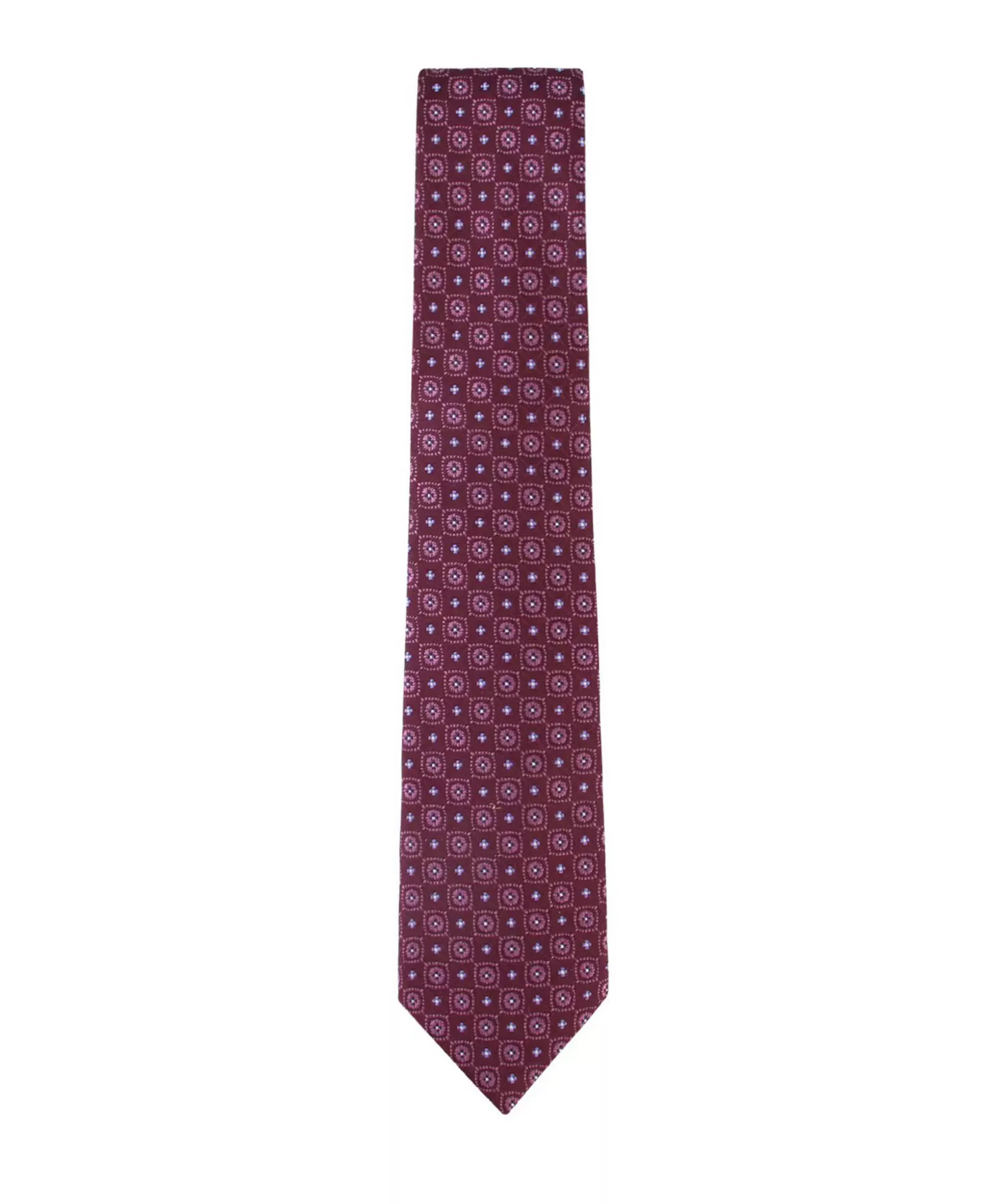 Men's Grace Medallion Tie - Dark red - ONE SIZE