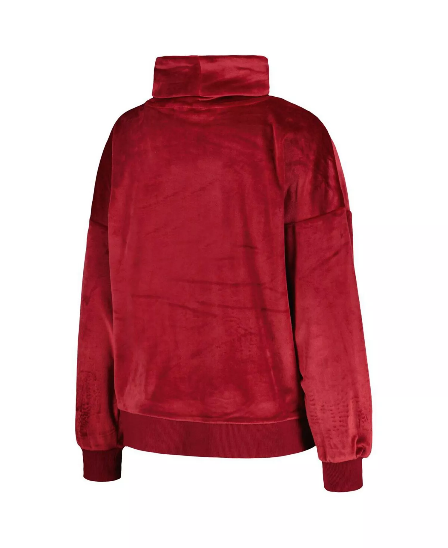 DKNY Women's Sport Cardinal Arizona Cardinals Deliliah Rhinestone Funnel Neck Pullover Sweatshirt - Cardinal - 2XL