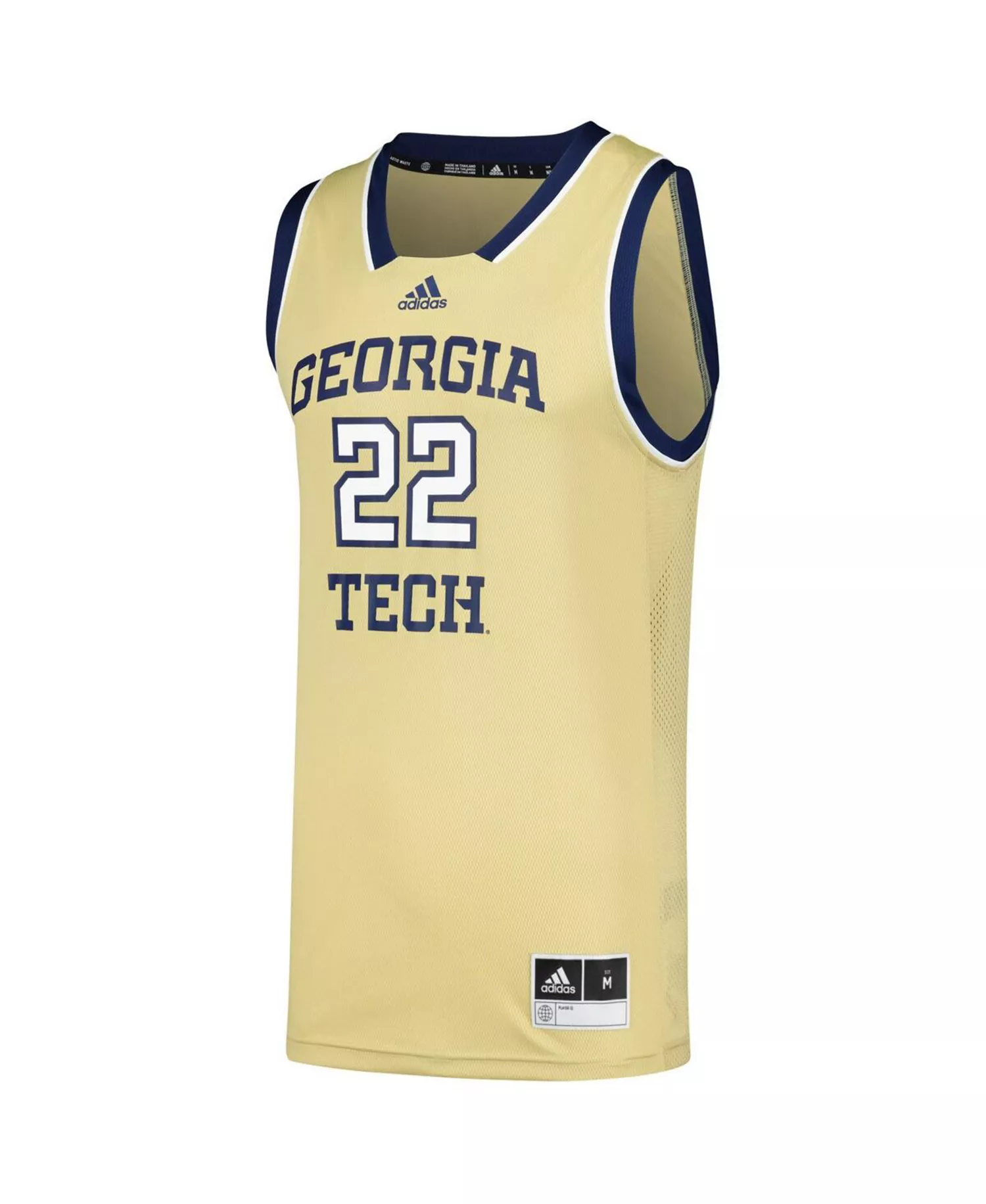 Men's #22 Georgia Tech  Jackets Swingman Jersey - Gold - 2XL