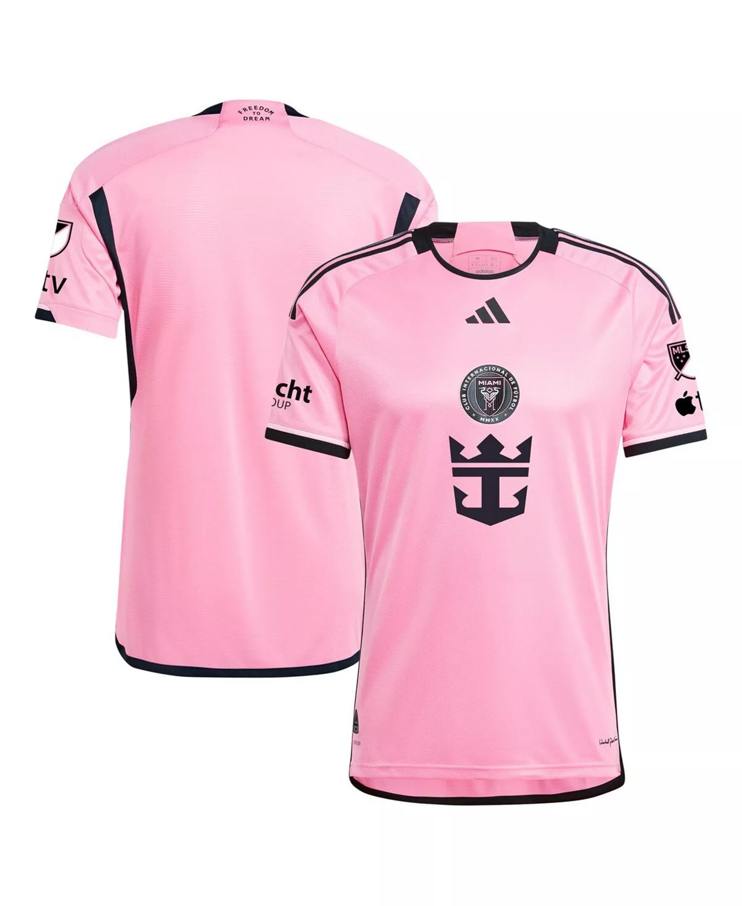 Men's Black Inter Miami CF 2024 Authentic Jersey - Pink - 2XL