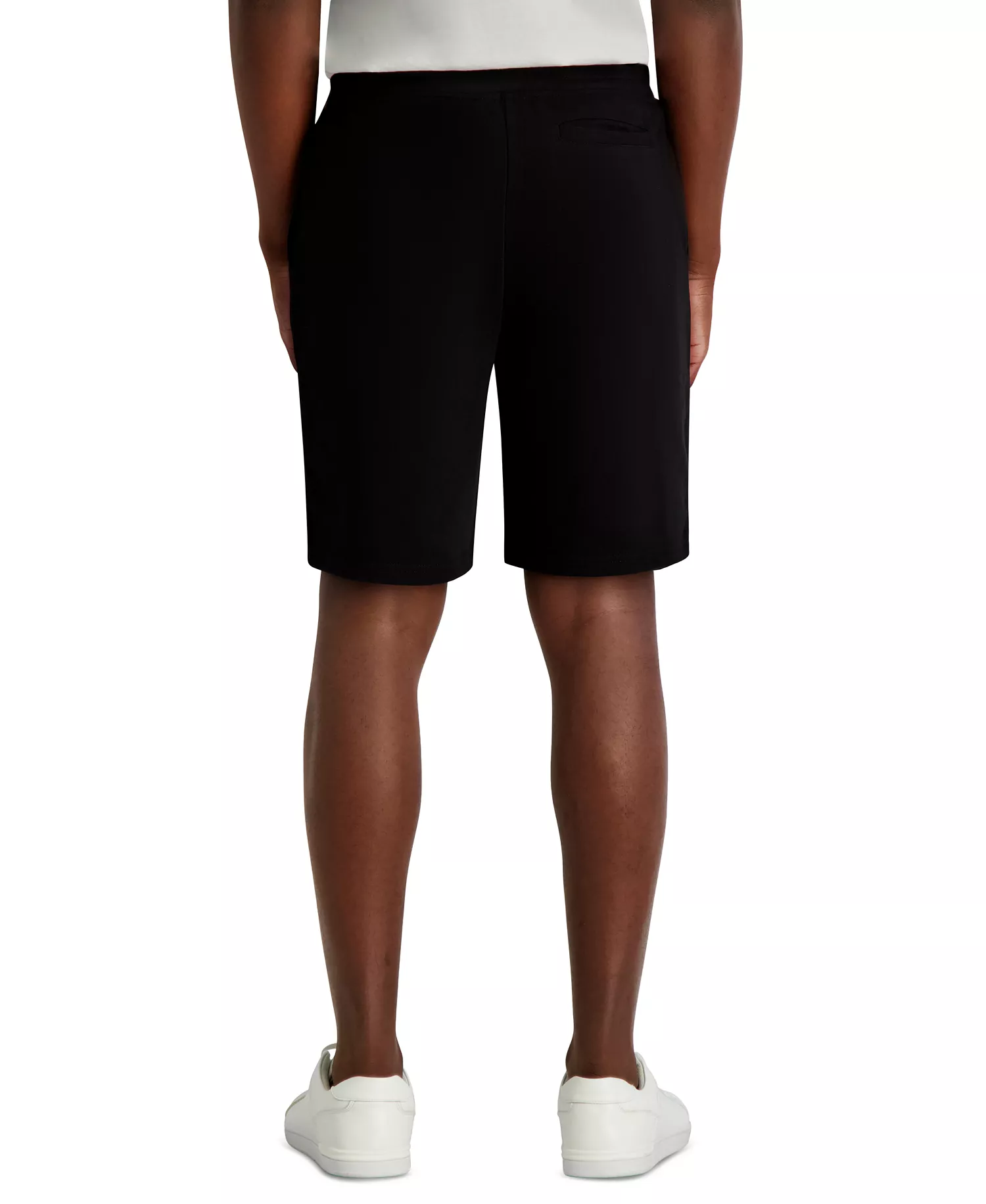 Men's Frech Terry Karl Signature Shorts - Black - 2XL