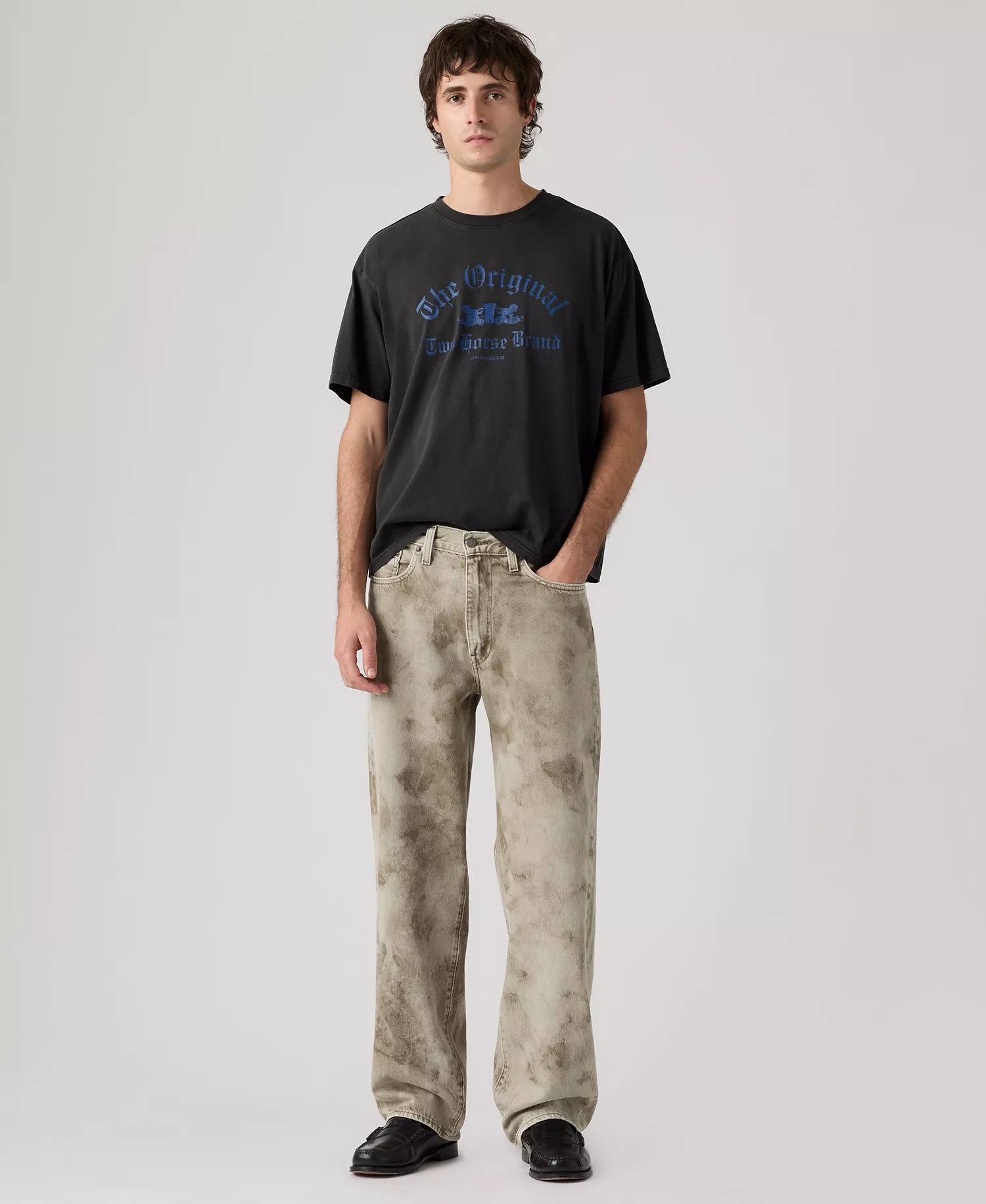 Premium Men's 578 Baggy Jeans - Camo - 30 - 30