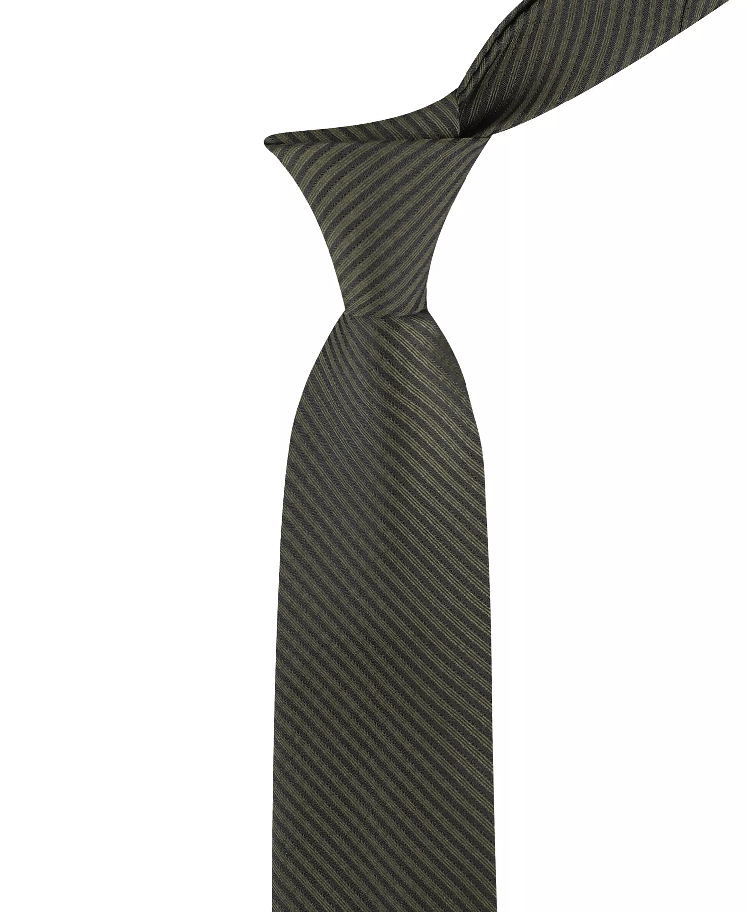 Men's Iris Stripe Pattern Tie - Black - ONE SIZE
