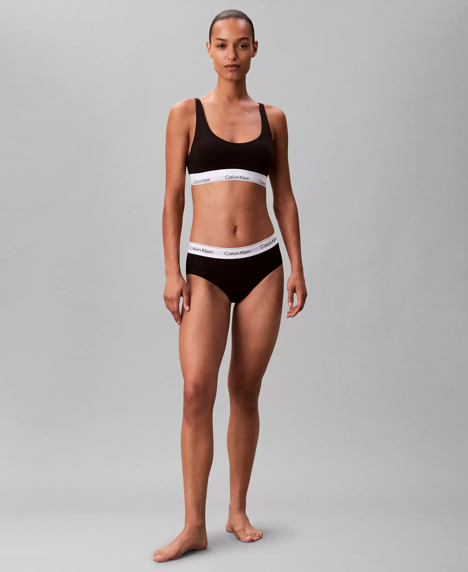 Women's Flexible-Fit Full Coverage Bralette QF8503 - Black - L