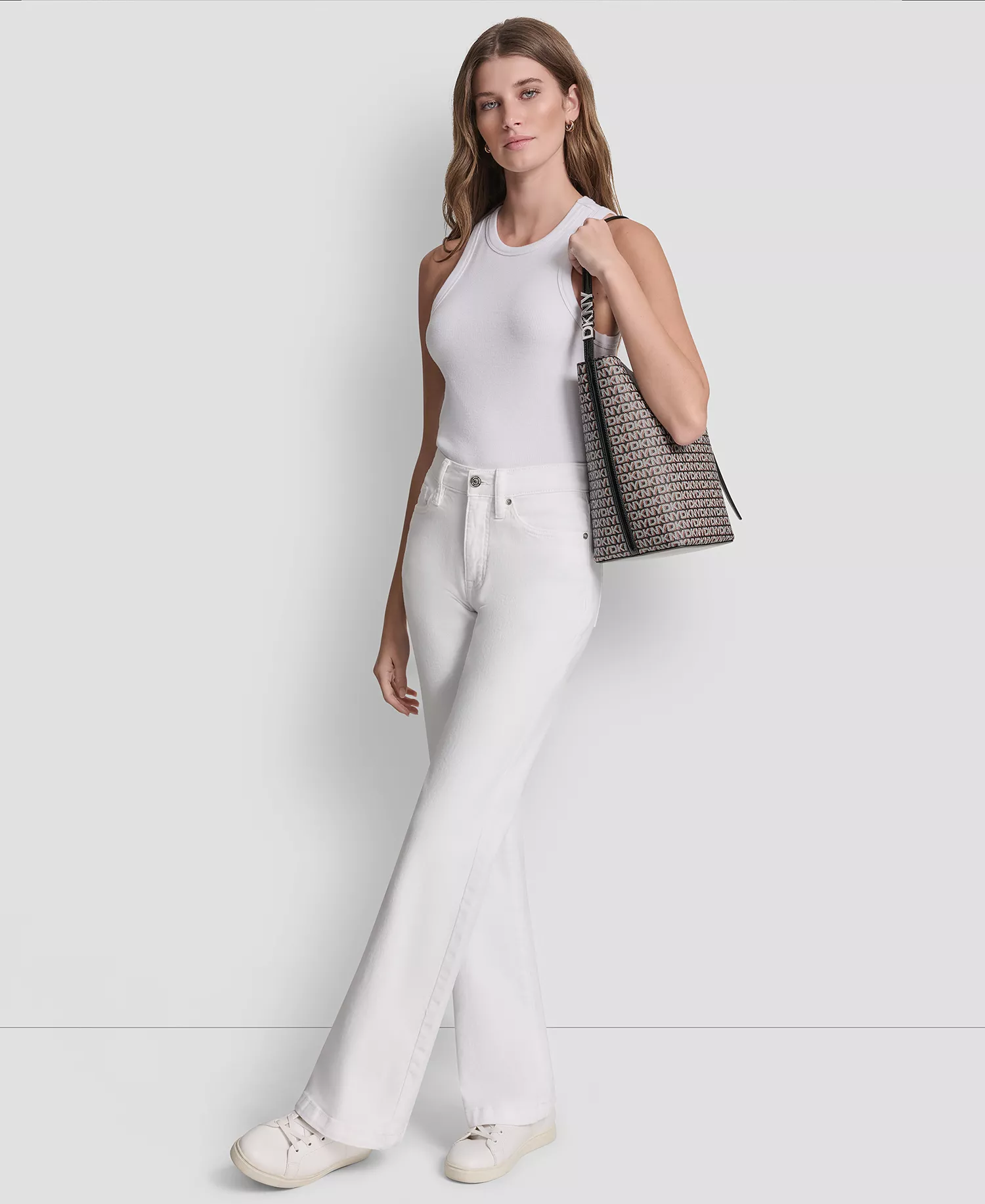 Avril Small Logo Bucket Bag - Black/saddle - NO SIZE