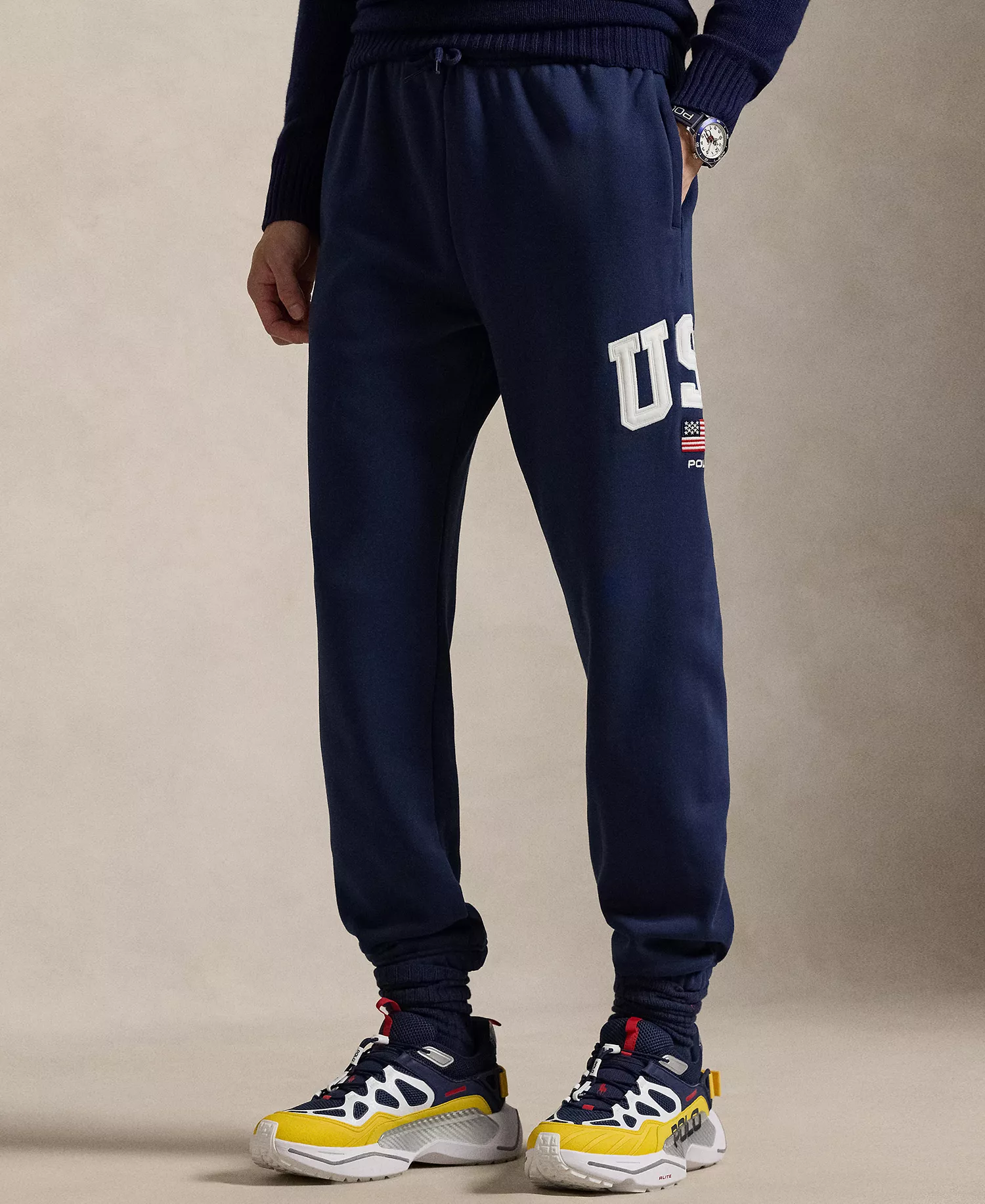Men's  Flag Fleece Sweatpant - Refined Navy - L