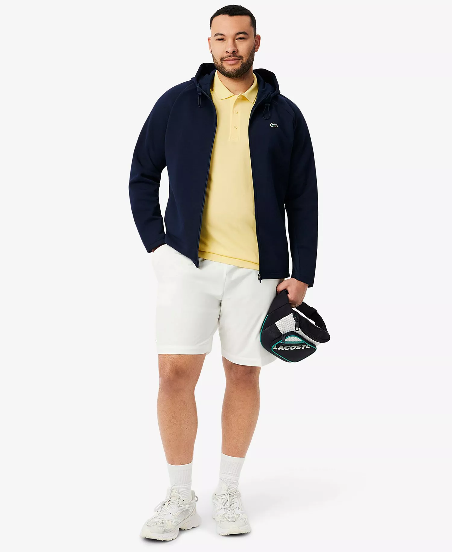 Men's Breathable Run-Resistant Interlock Polo Shirt - 107 Yellow - 2XL