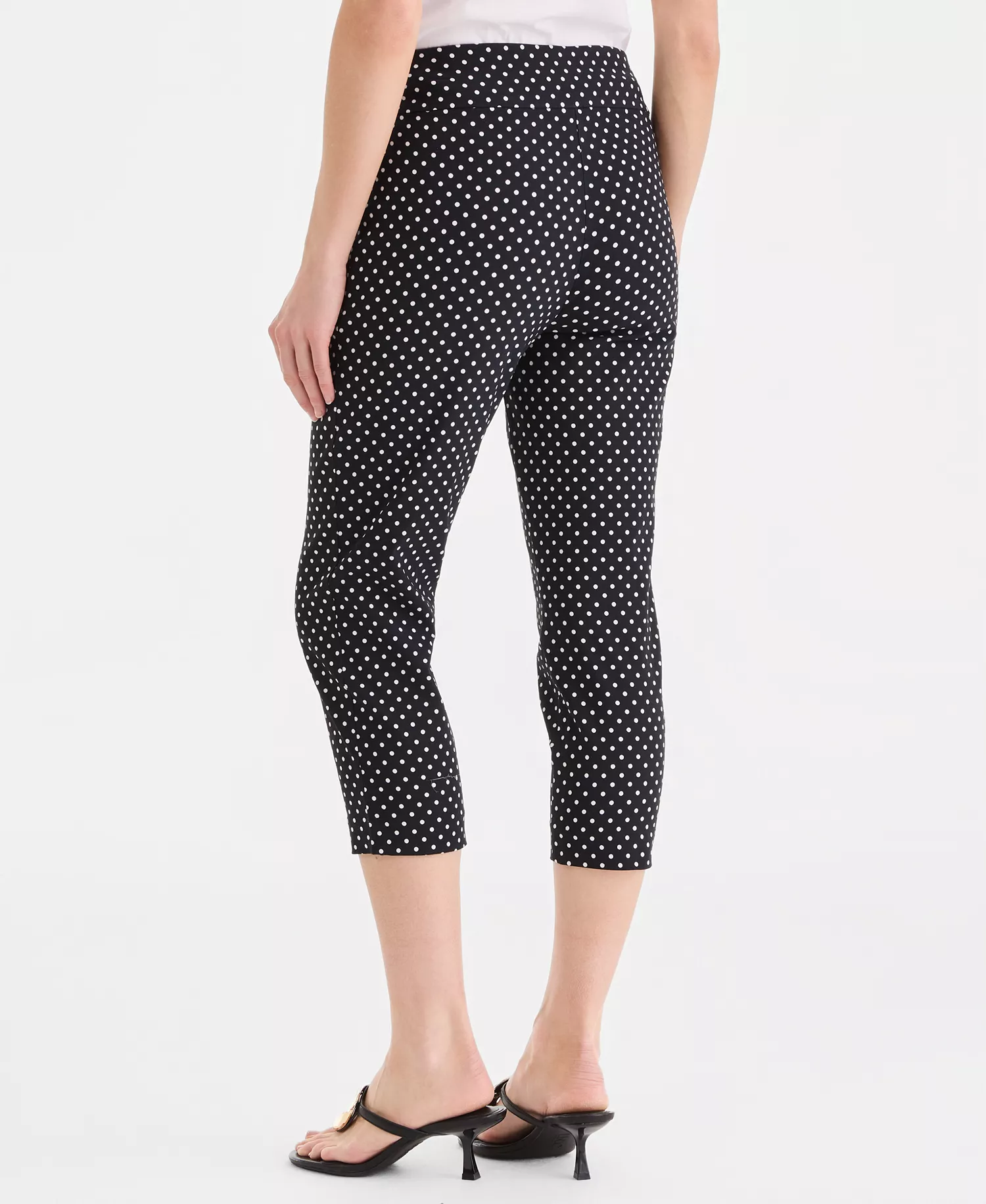 Women's Printed Pull-On Capri Pants, Macy's Exclusive - Debbie Dots - 0