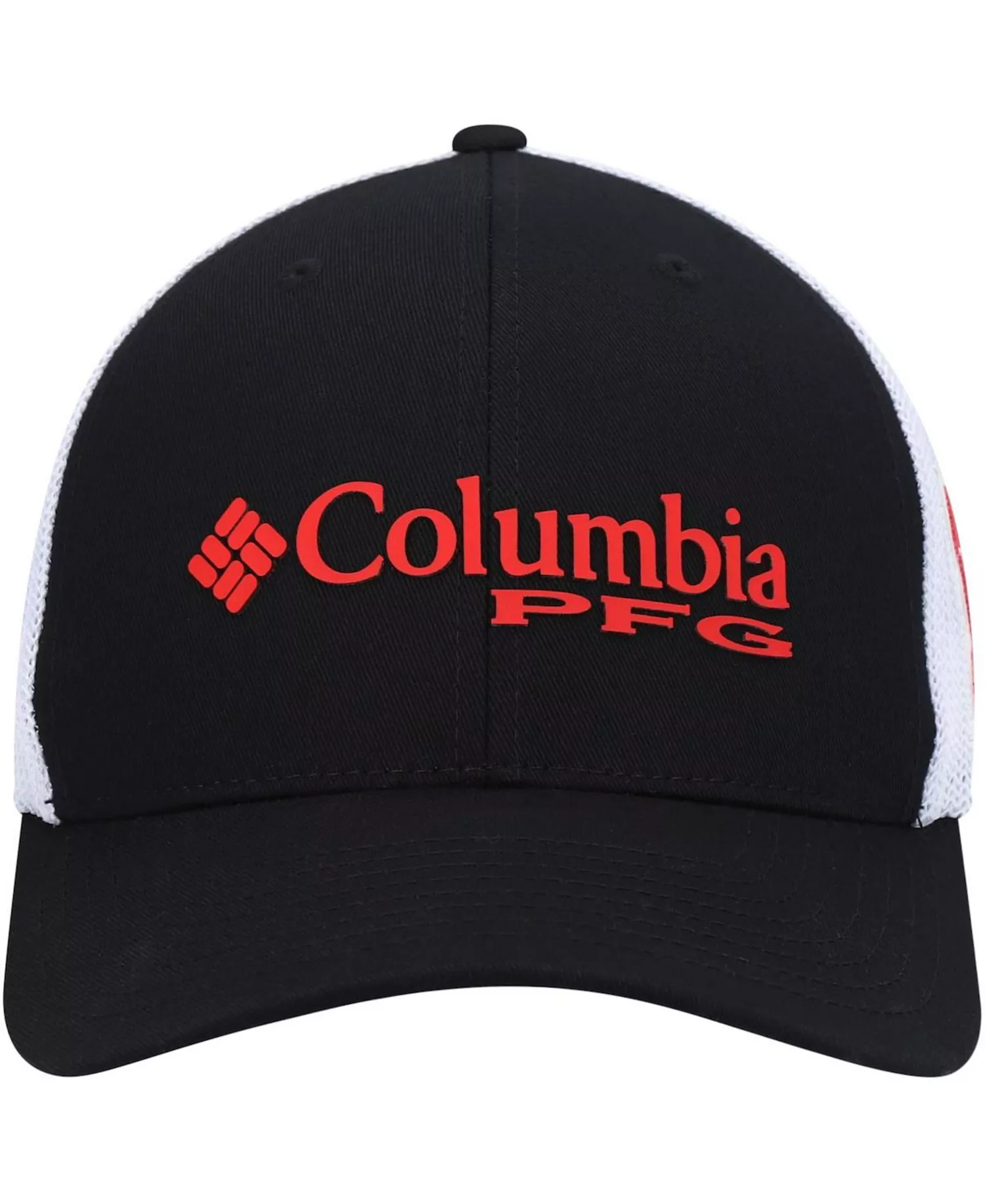 Men's Black Nebraska Huskers PFG Logo Snapback Hat - Black - One Size Fits All