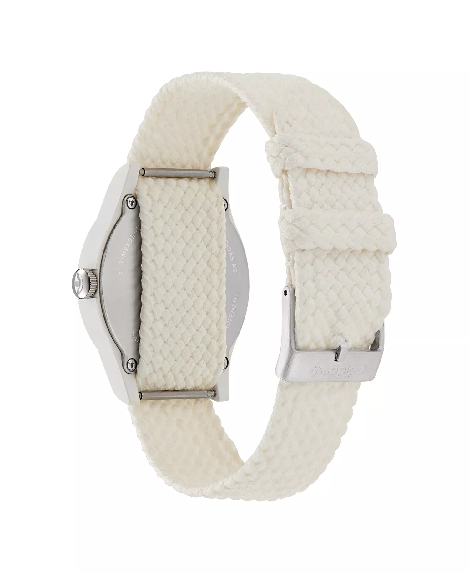 Unisex Analog White Nylon Watch, 39mm - White - No Size