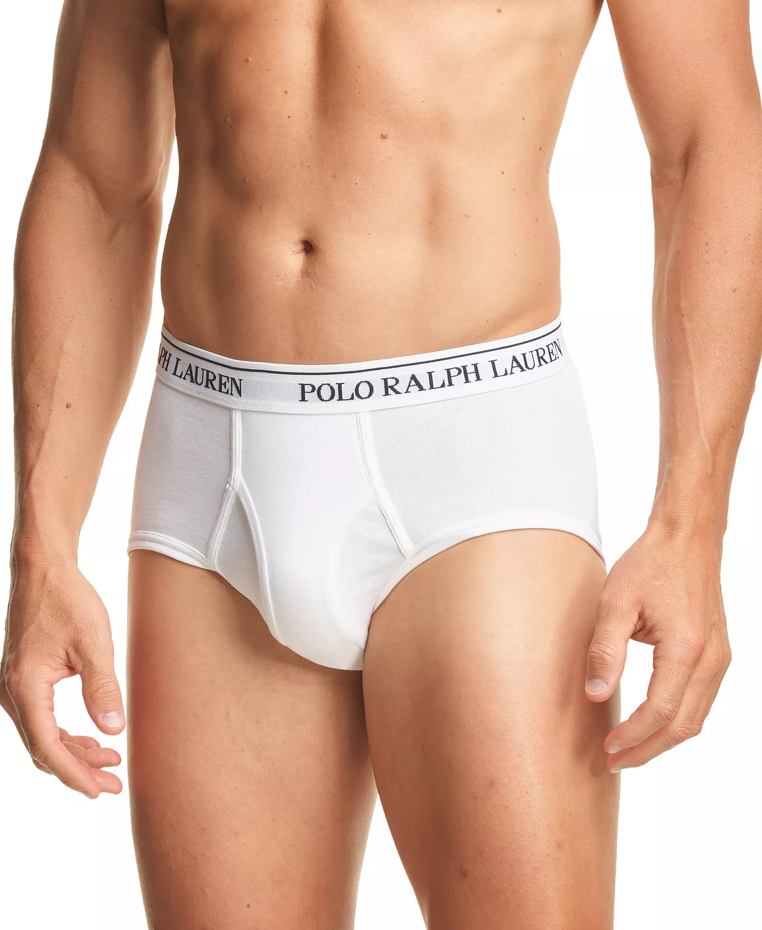 Men's 6-Pack Classic-Fit Midrise Briefs  - White - L