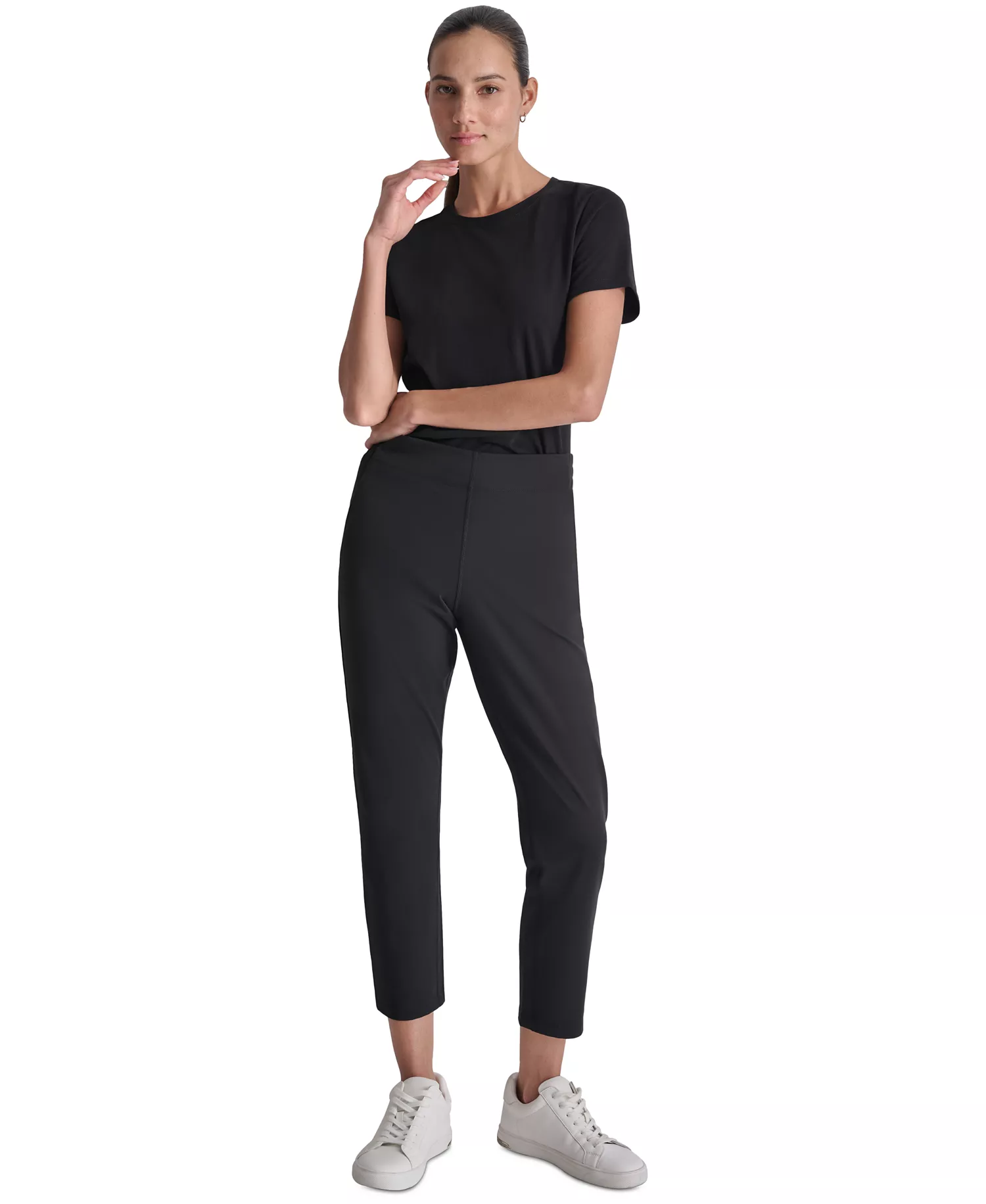 Women's Balance Compression Ankle Pants - Black - L
