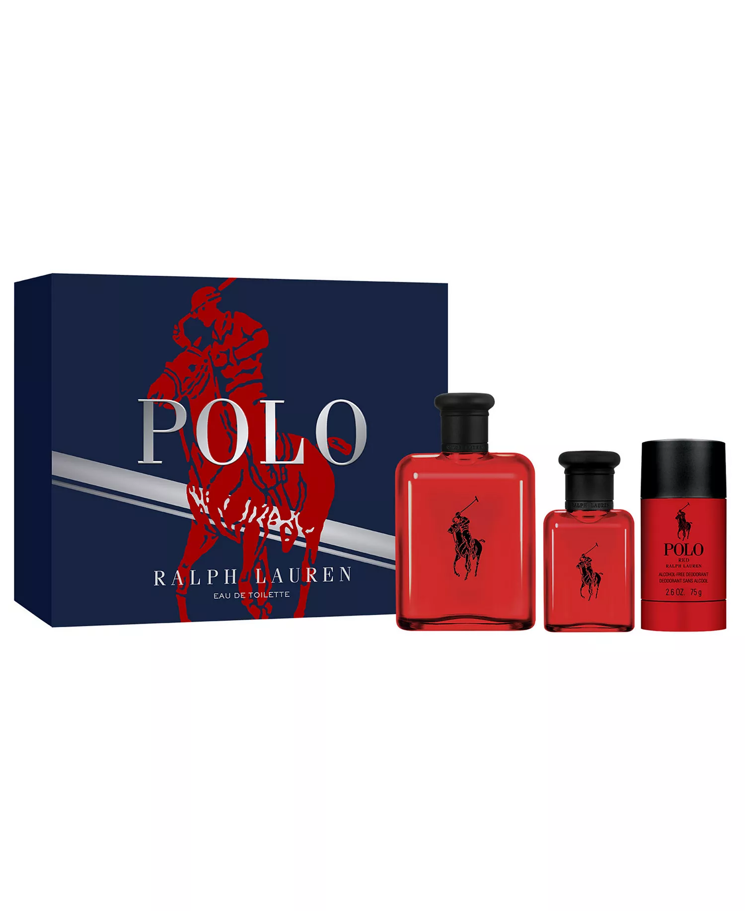 3-Pc. Polo Red Eau De Toilette Gift Set with Deodorant - No Color - NO SIZE