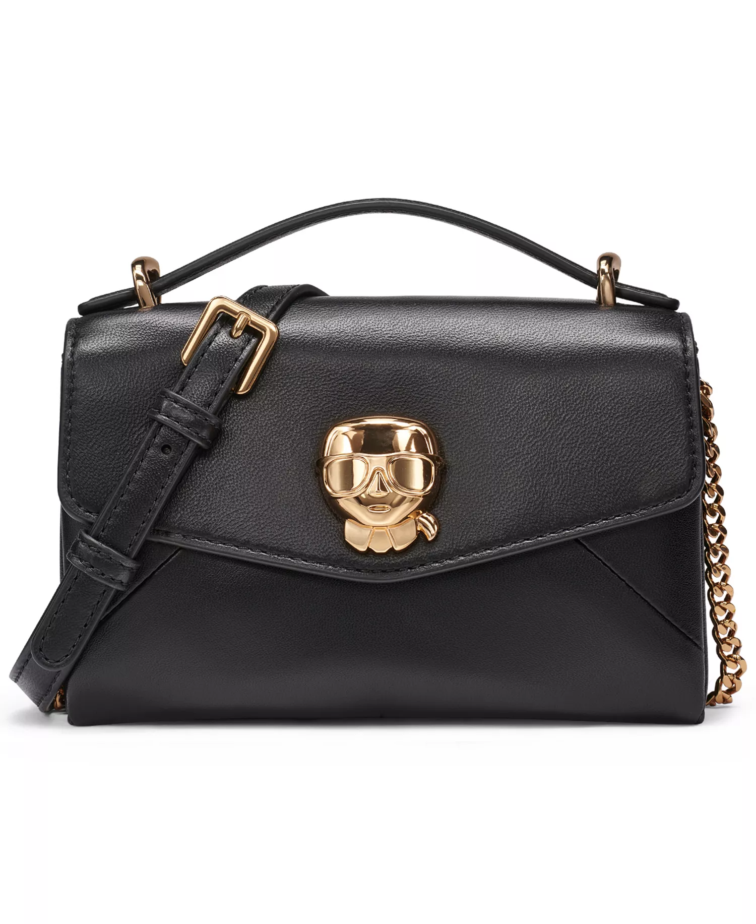Chantaye Small Crossbody Bag - Black/Gold - No Size