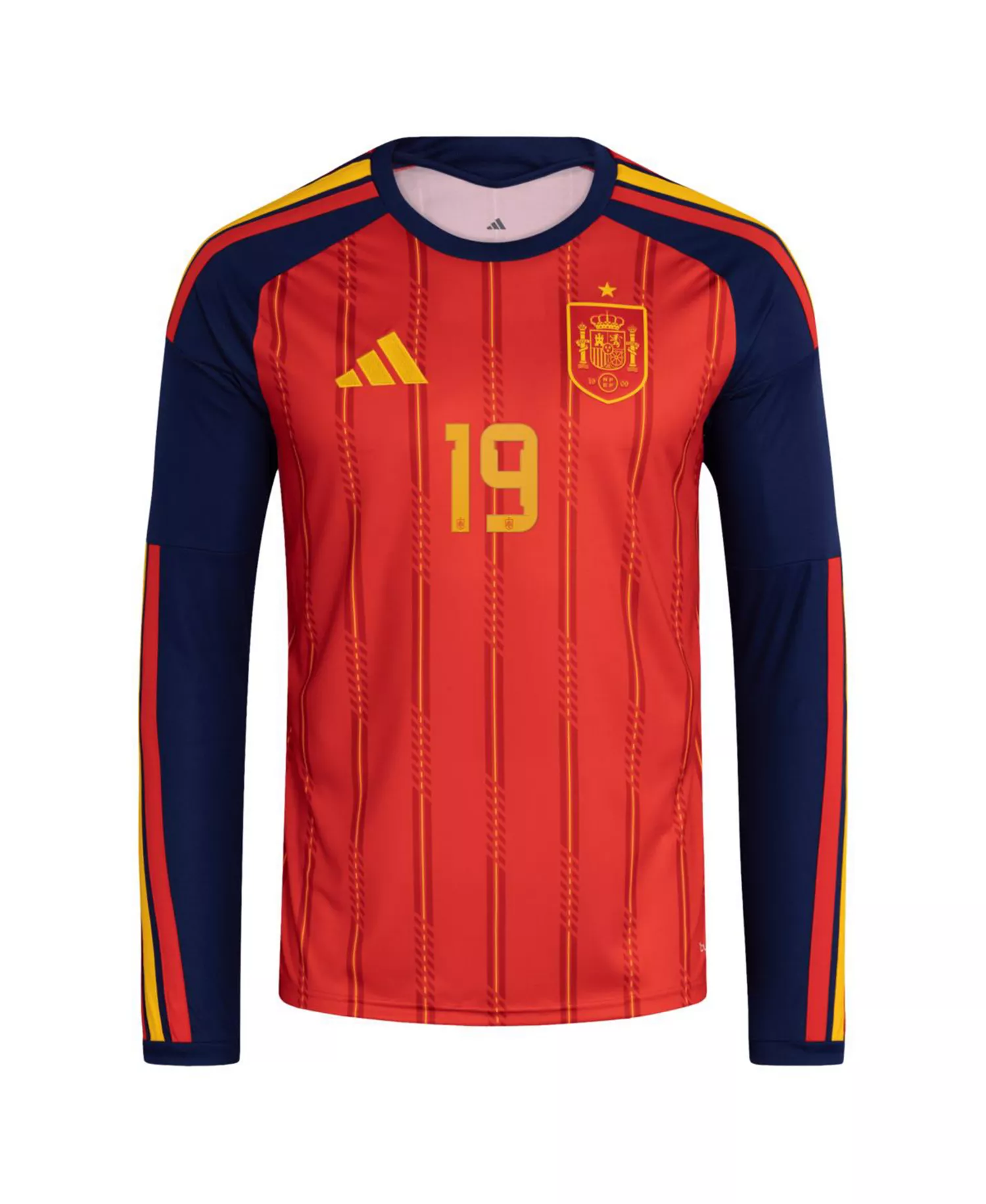 Men's Lamine Yamal Red Spain National Team 2026 Home Replica Long Sleeve Jersey - Red - S