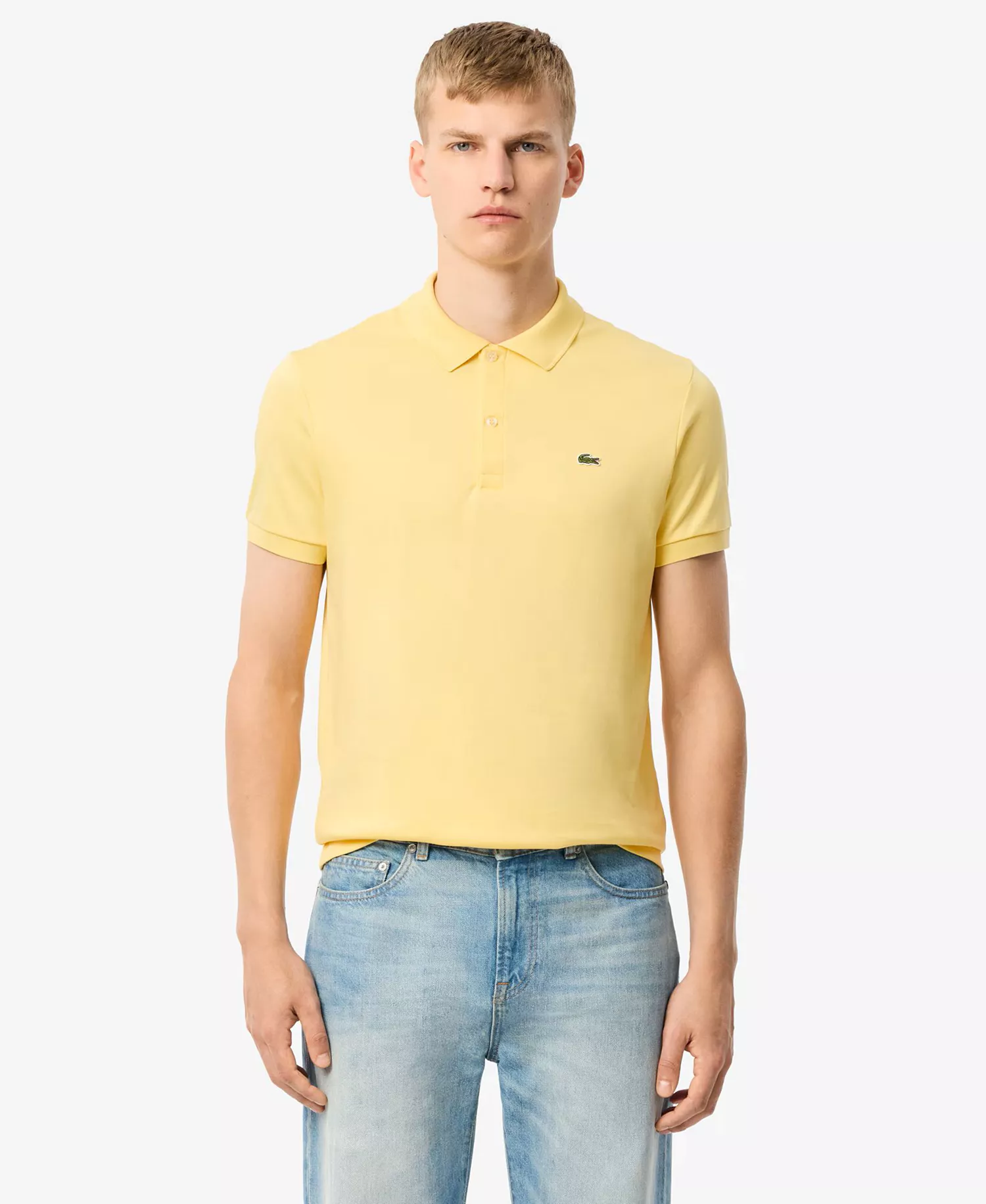 Men's Regular-Fit Soft Touch Short-Sleeve Polo Shirt - 107 - Yellow - 2XL