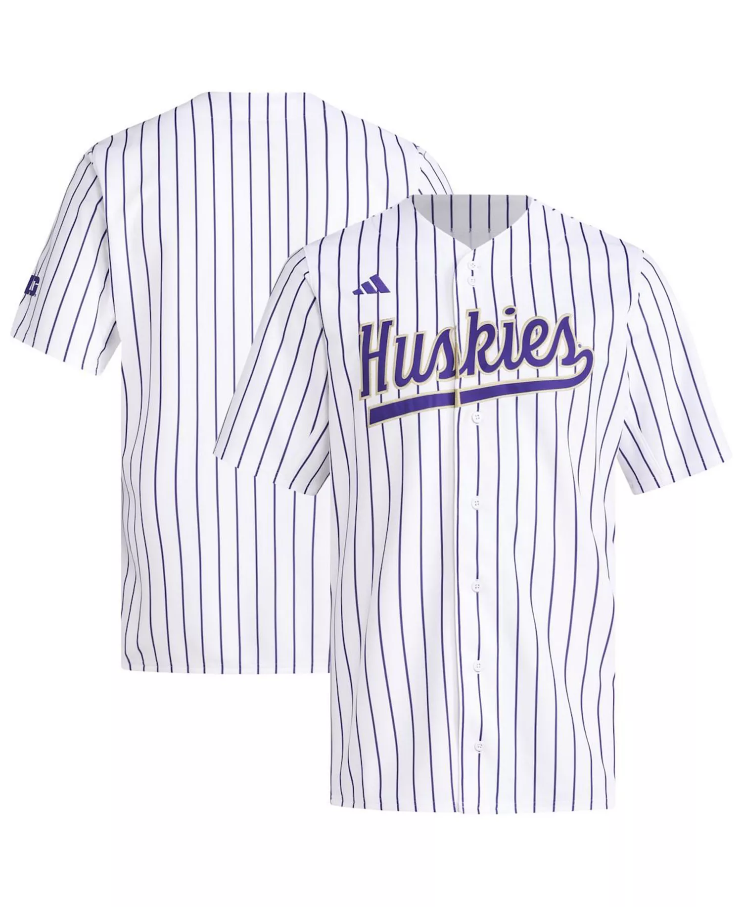 Men's White Washington Huskies Replica Baseball Jersey - White - 2XL