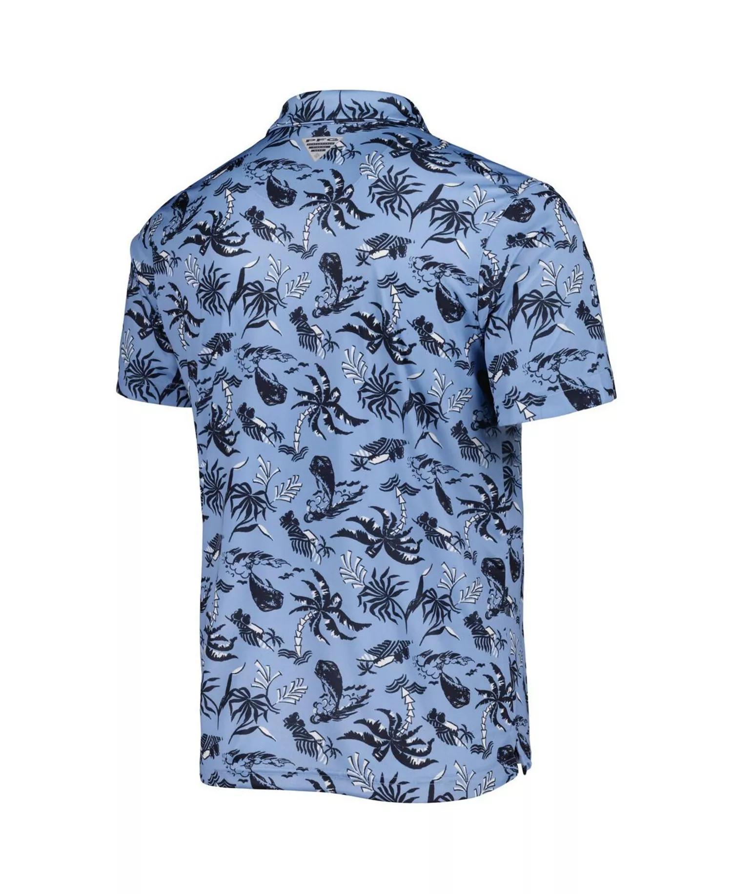 Men's Carolina Blue North Carolina Tar Heels Super Terminal Tackle Omni-Shade Polo Shirt - Blue - L