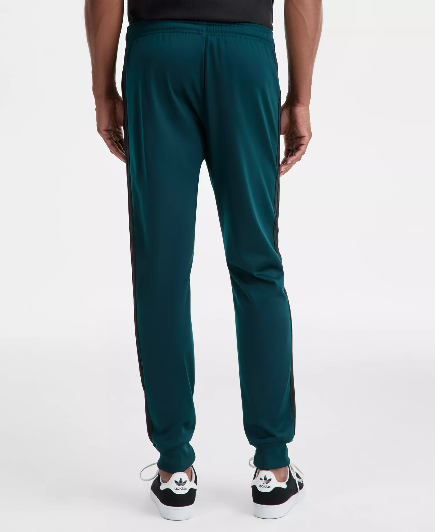 Men's 3-Stripes Tricot Regular Tapered Track Pants - Aurora Ivy - 2XL