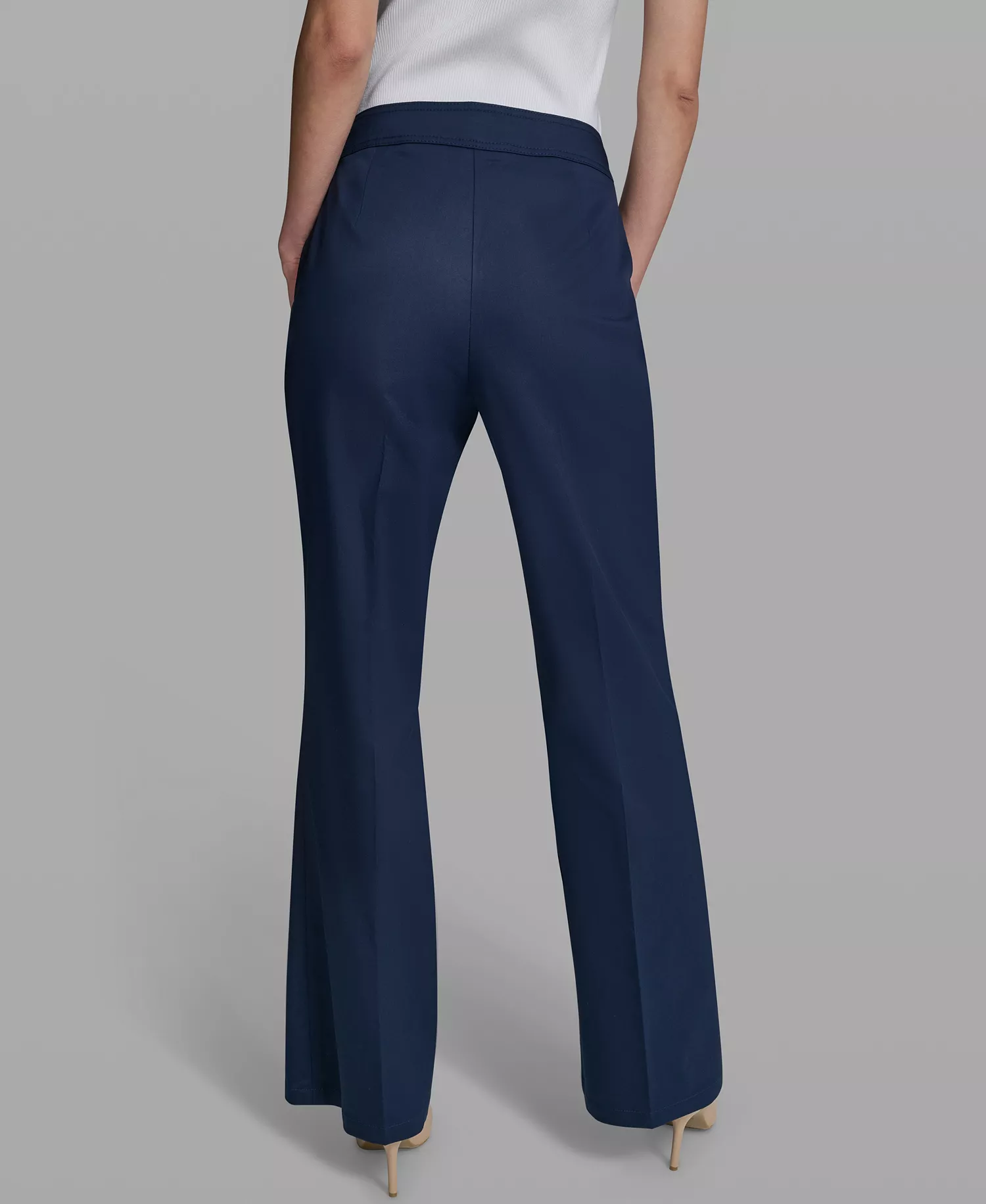 Women's Wide-Leg Mid-Rise Sailor Pants - Navel Academy - 0