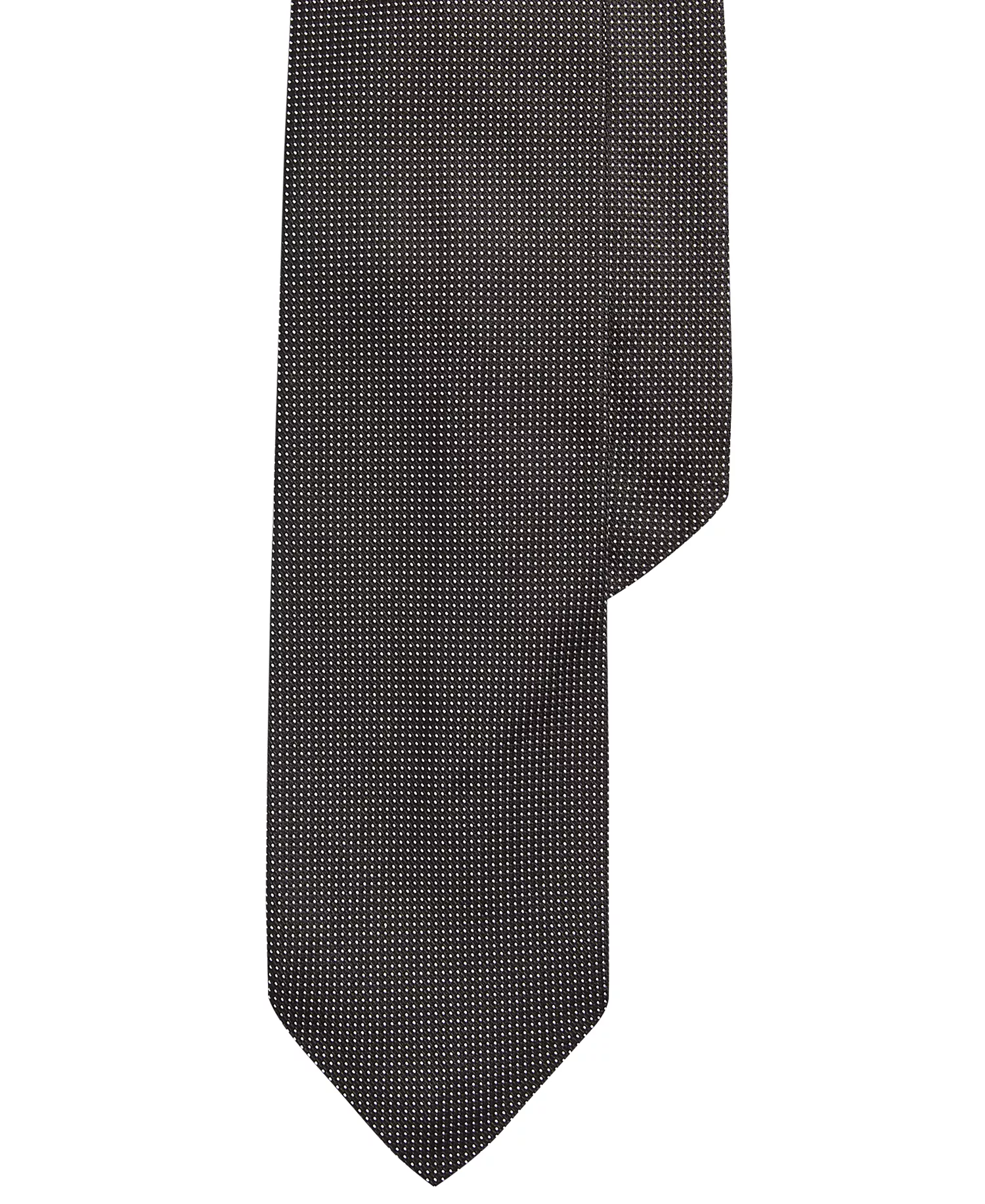 Men's Pin Dot Silk Tie - Black/white - No Size