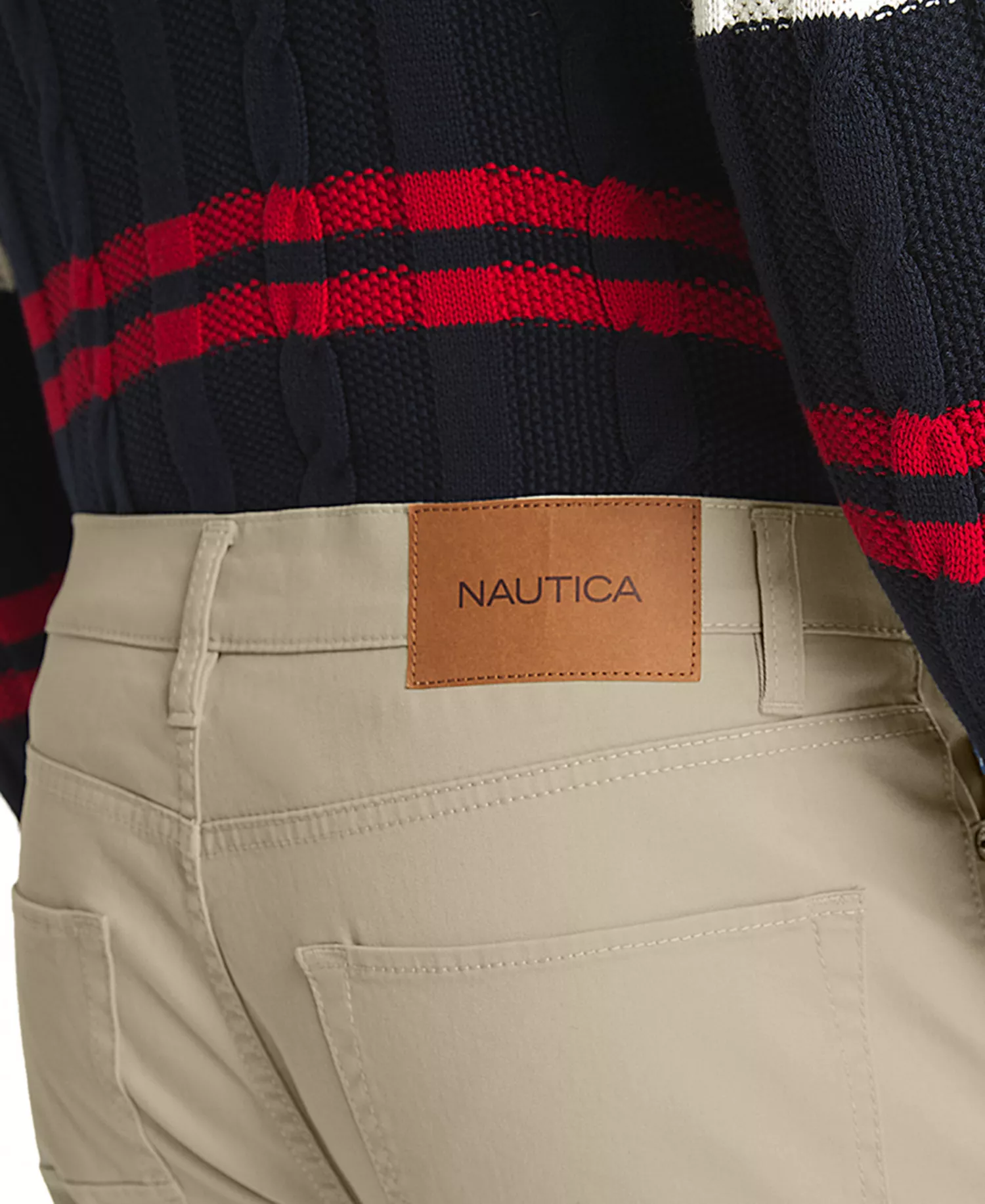 Men's Straight-Fit Vintage Stretch 5 Pocket Denim Pant - Coastal Brown - 30x30