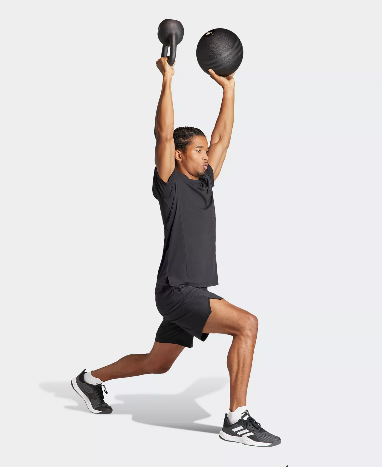 Men's Designed for Training Workout T-Shirt - Black - 2XL