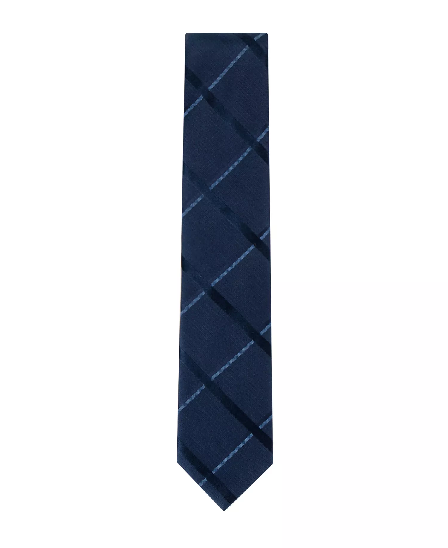 Men's Isabella Grid Tie - Navy - ONE SIZE