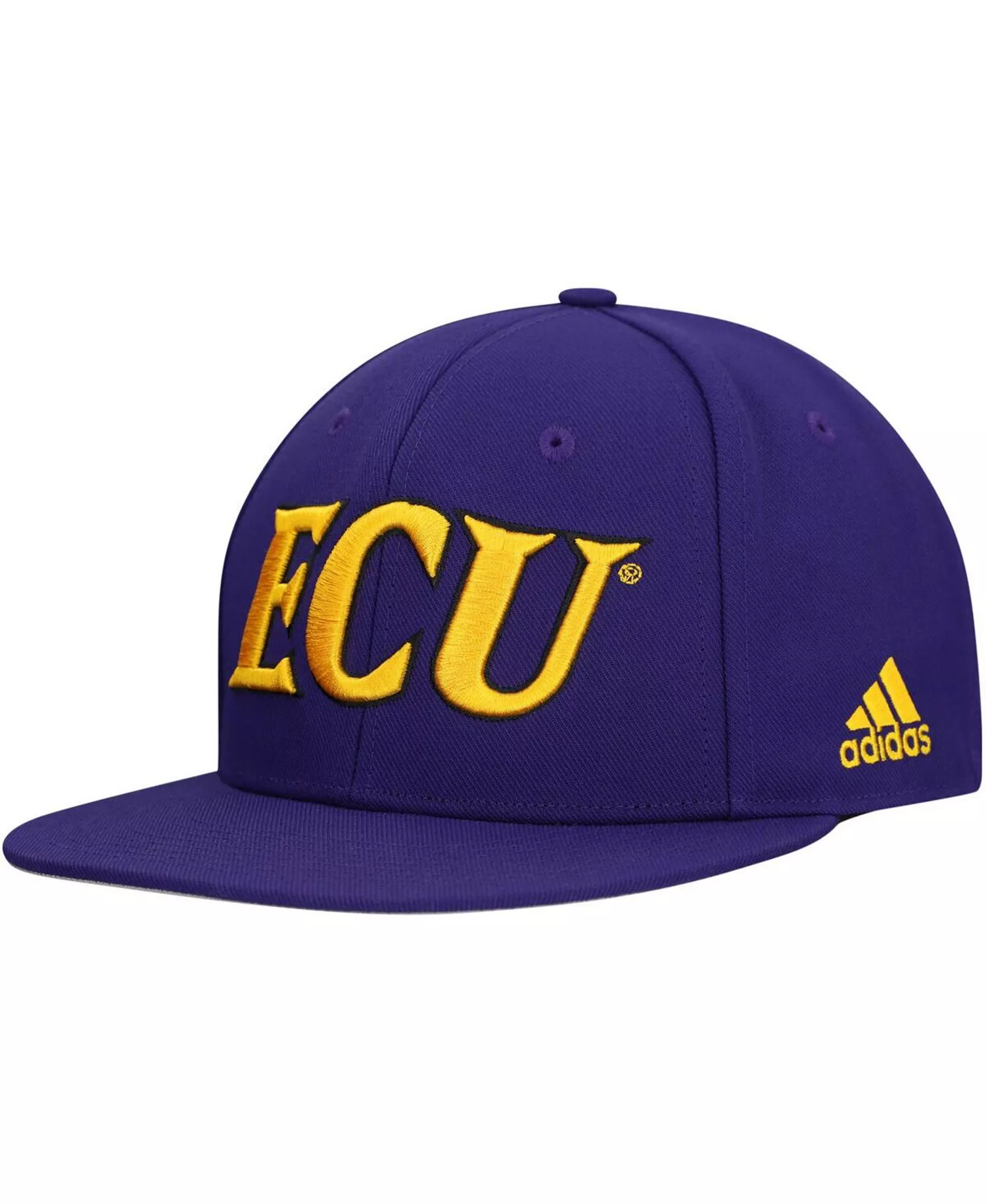Men's Purple ECU Pirates on Field Fitted Hat - Purple - L/XL