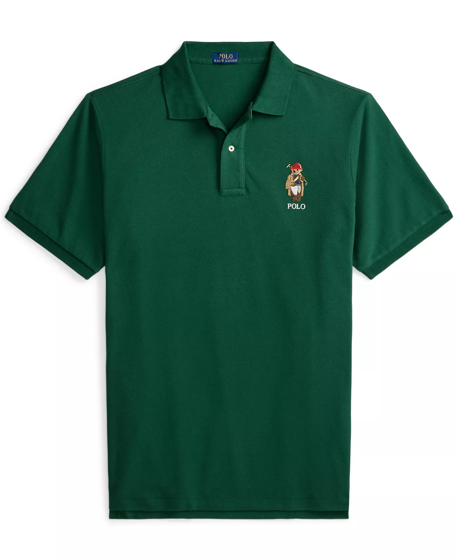 Men's Big & Tall Polo Bear Mesh Polo Shirt - New Forest - Society Bear - 2LT