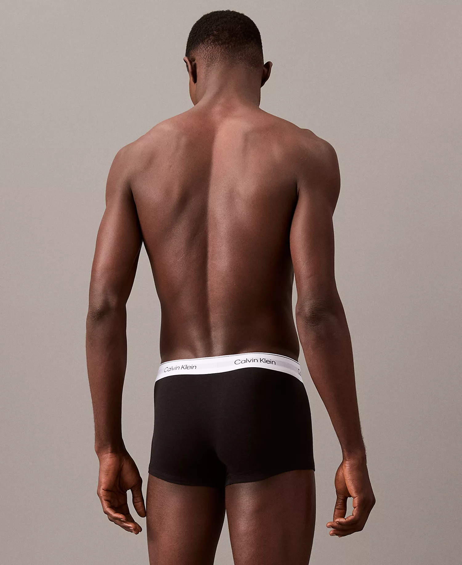 Men's 3-Pack Icon Stretch Low Rise Trunks - Black - L