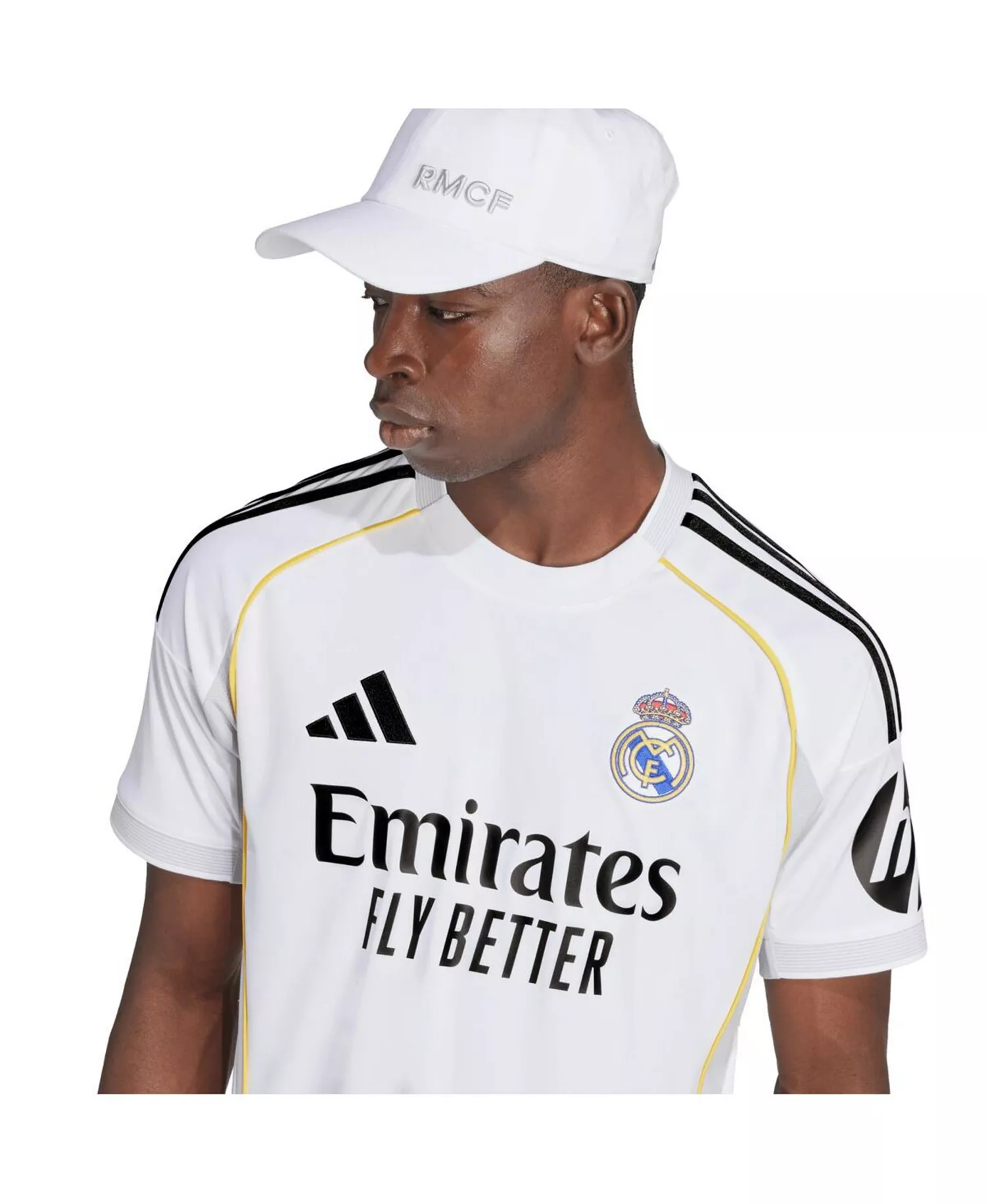 Men's White Real Madrid 2025/26 Home Replica Jersey - White - 2XL