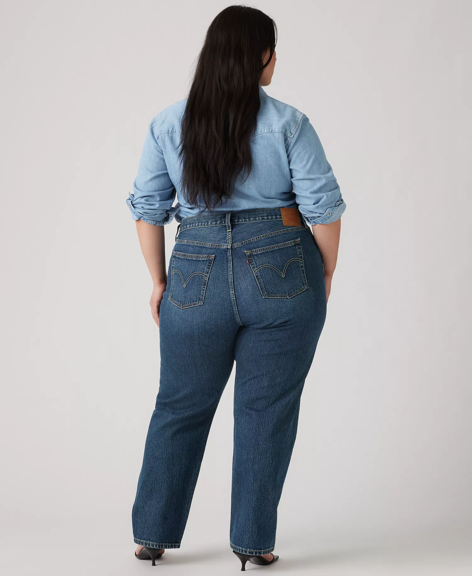 Women's 501 Original-Fit Straight-Leg Jeans - Believe Not Plus - 16W