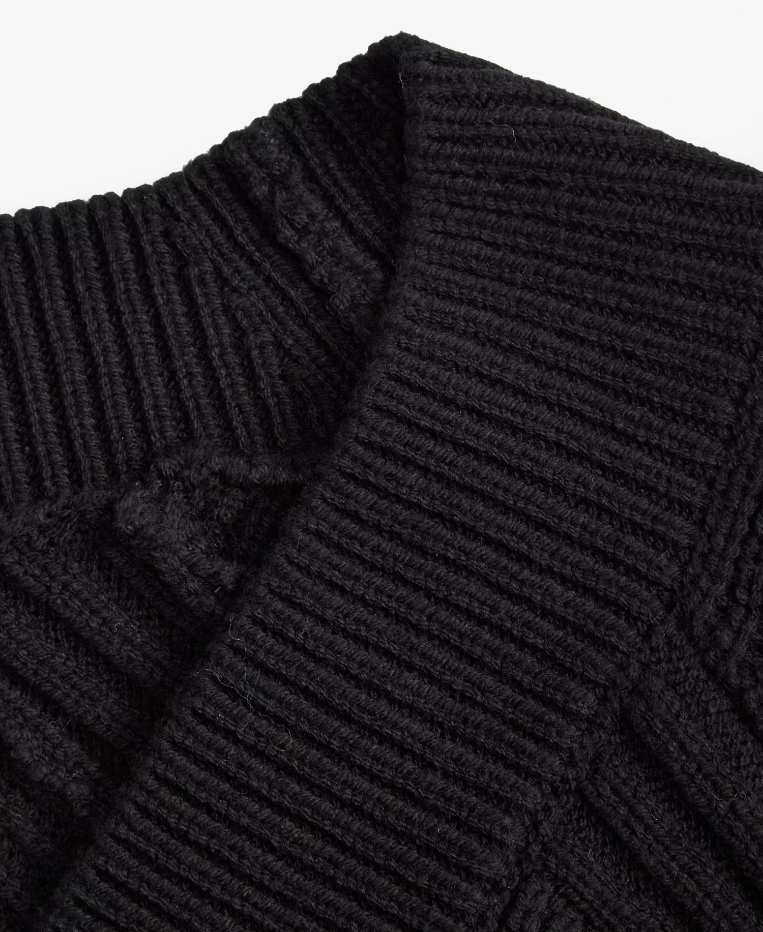Women's Directional Ribbed Sweater, Macy's Exclusive - Deep Black - XL