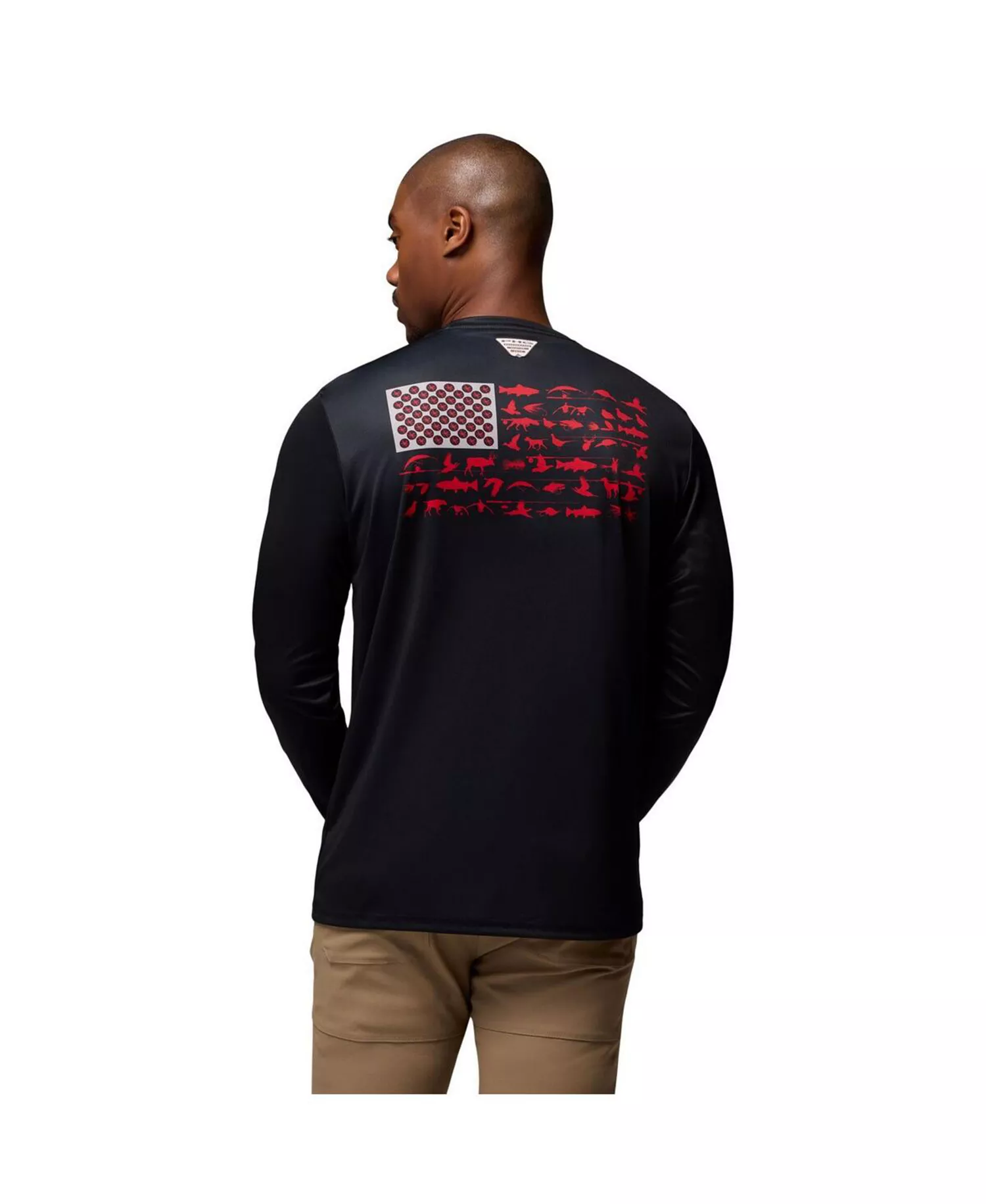 Men's Black Ohio State Buckeyes PHG Terminal Shot 3-Hit Long Sleeve T-Shirt - Black - L