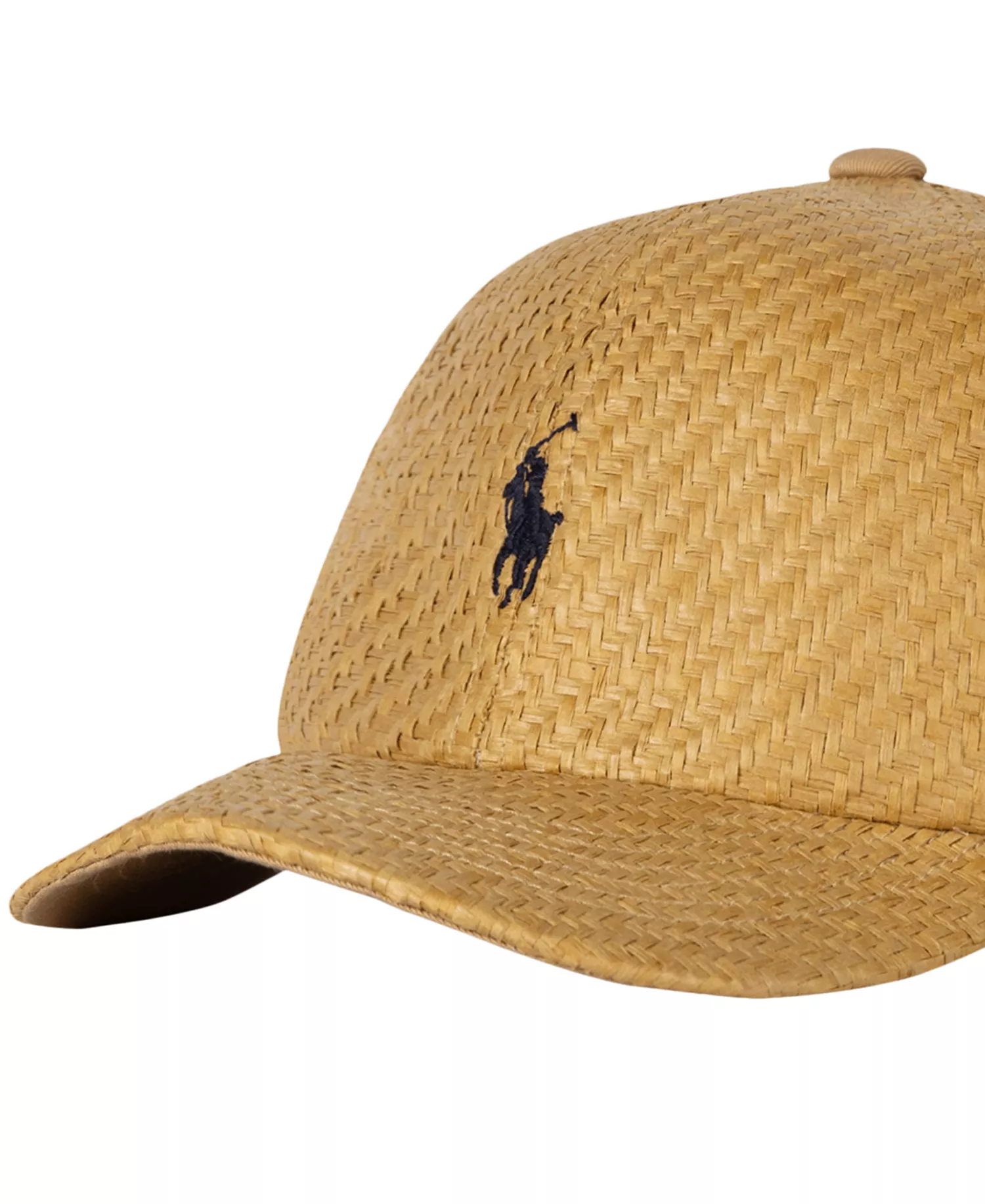 Men's Straw Baseball Hat - Cafe Tan - ONE SIZE