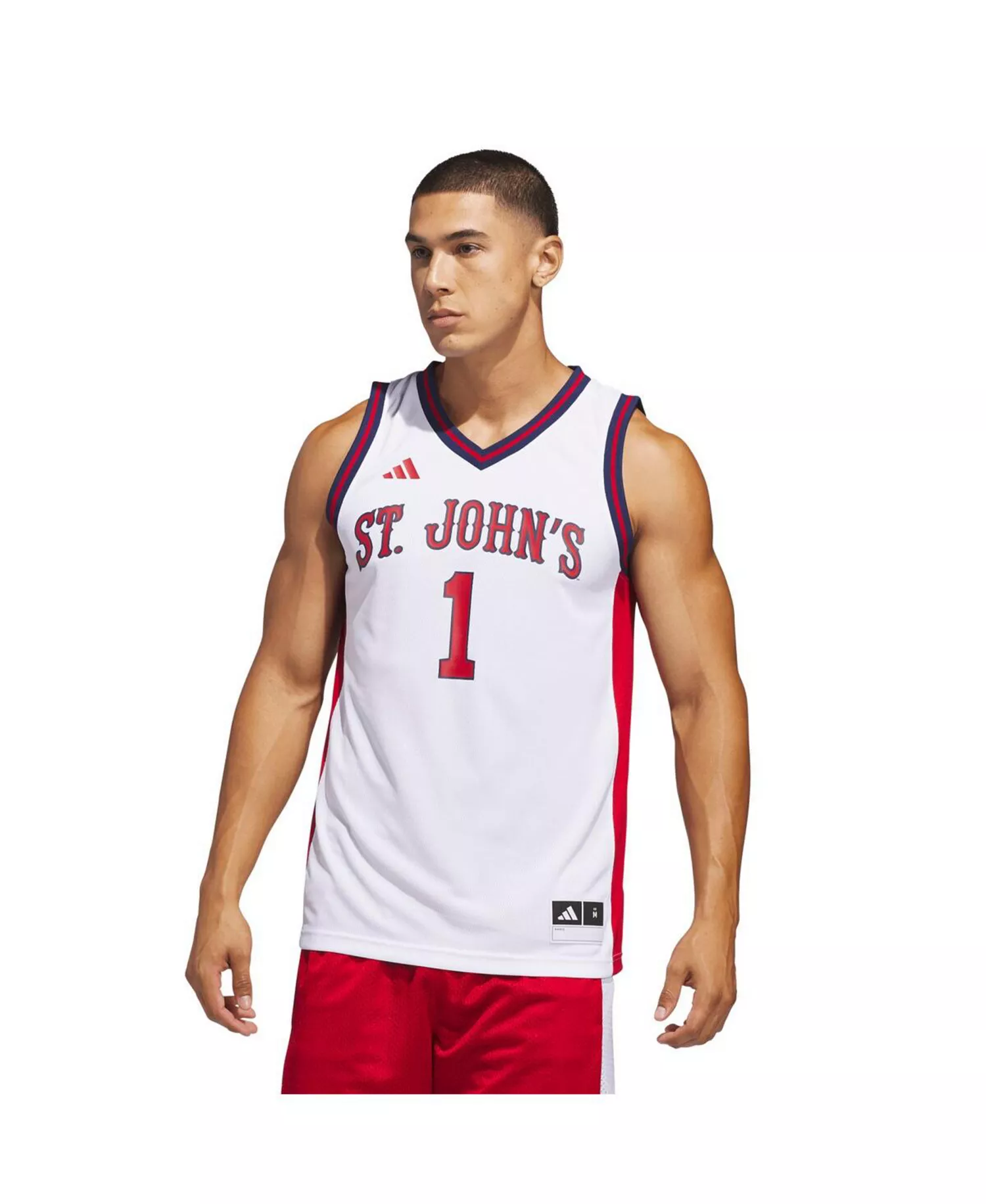 Men's White St. John's Red Storm Home Replica Basketball Jersey - White - 2XL