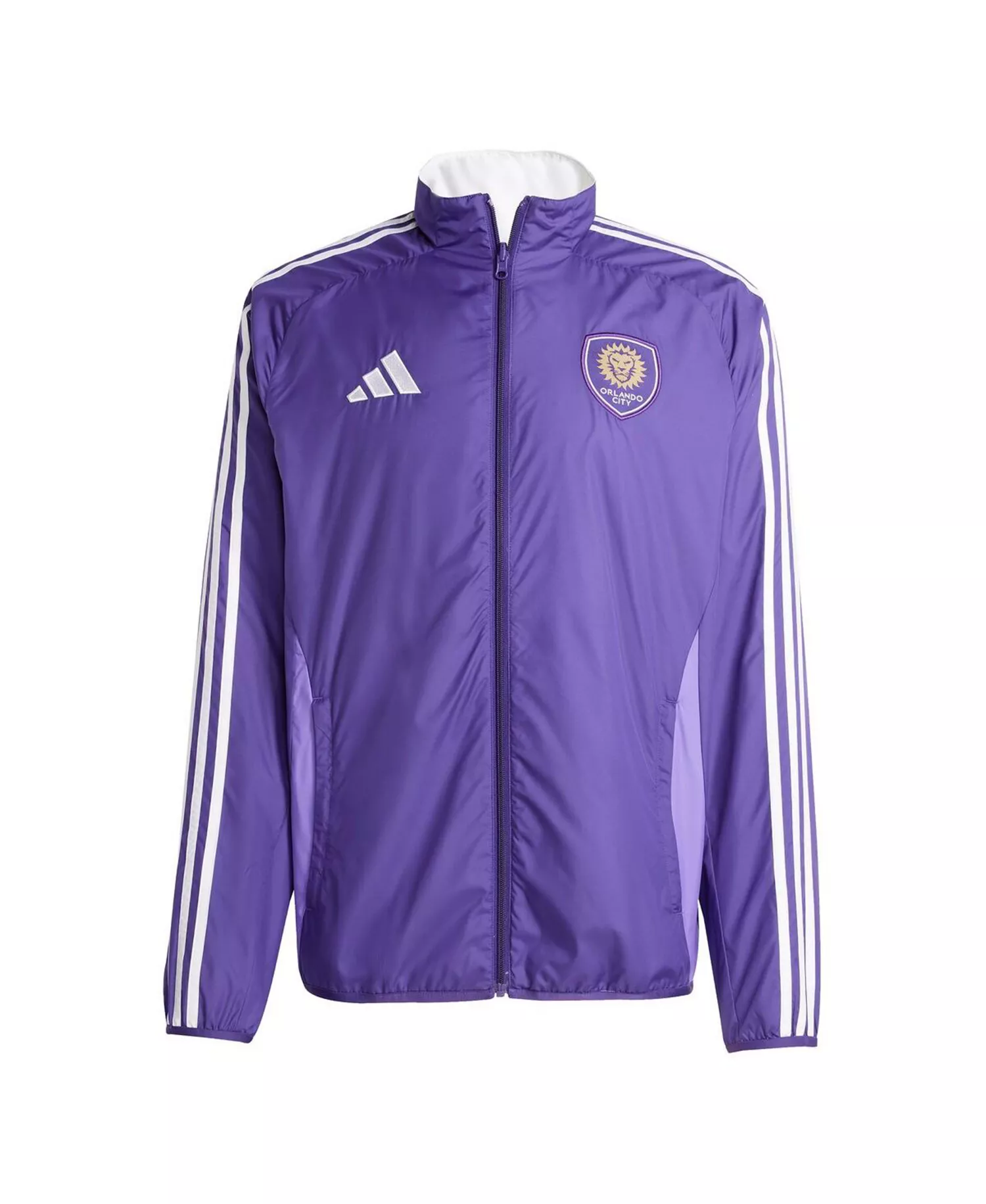 Men's Purple/White Orlando City SC 2025 Anthem Reversible Full-Zip Jacket - Purple, White - 2XL