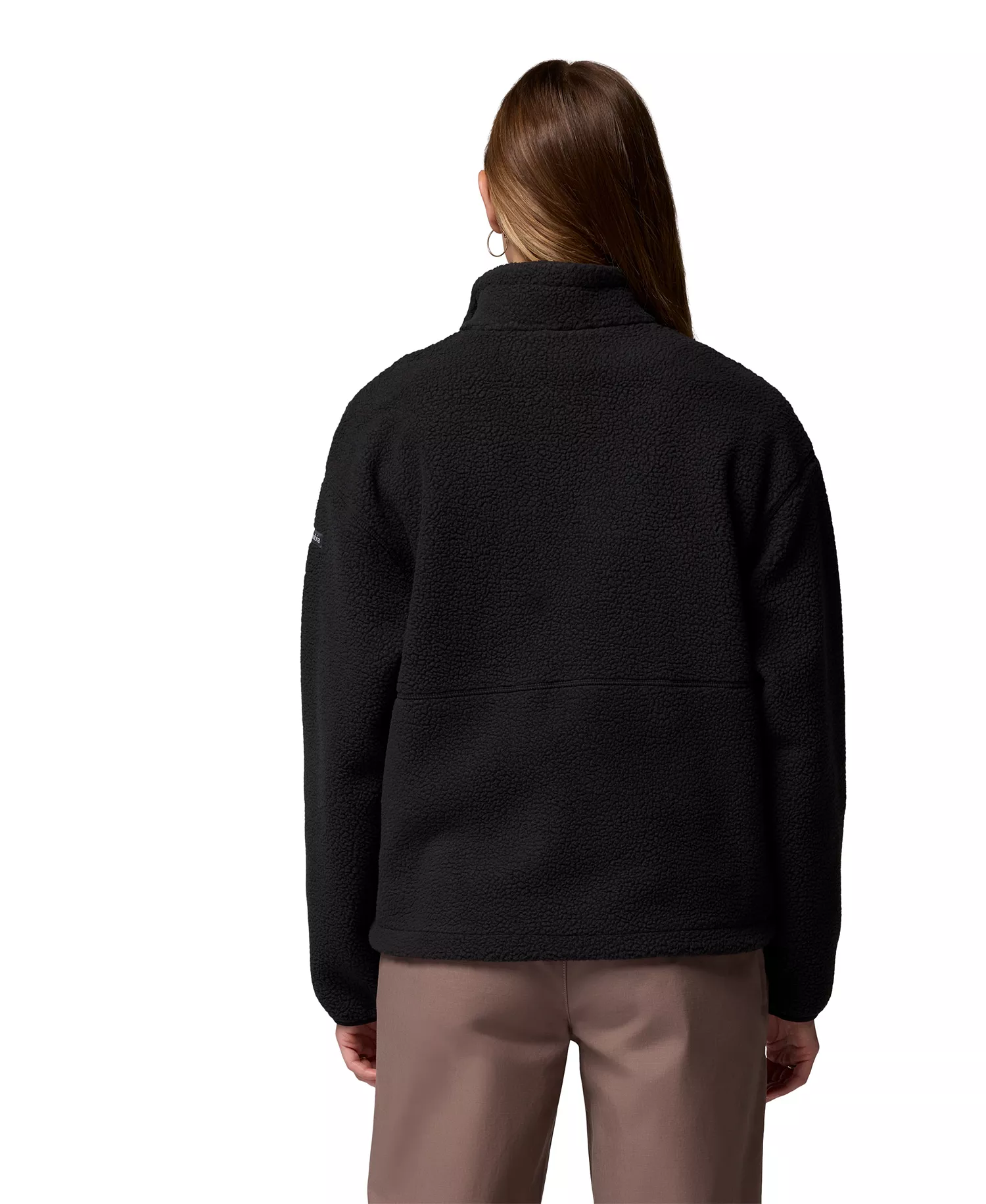 Plus Kenton Full-Zip Fleece Jacket - Black - 1X