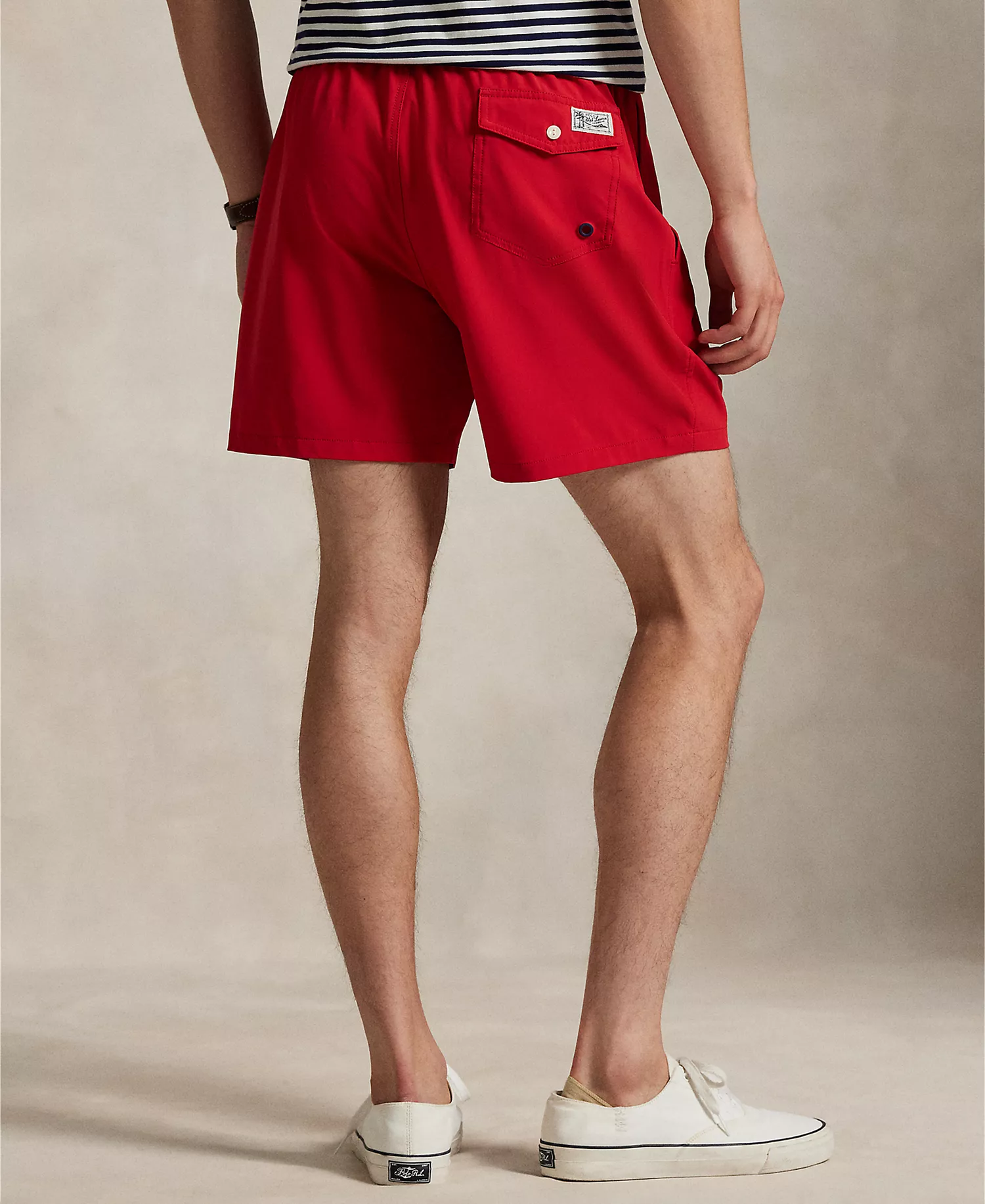 Men's Traveler Classic Swim Trunk - Red - 2XL