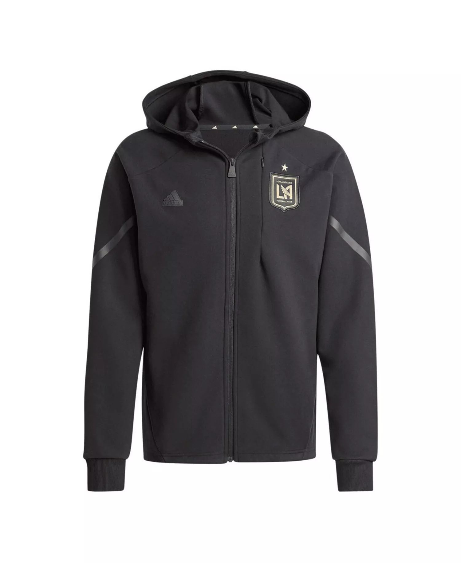 Men's Black LAFC 2024 Anthem Travel Full-Zip Jacket - Black - 3XL