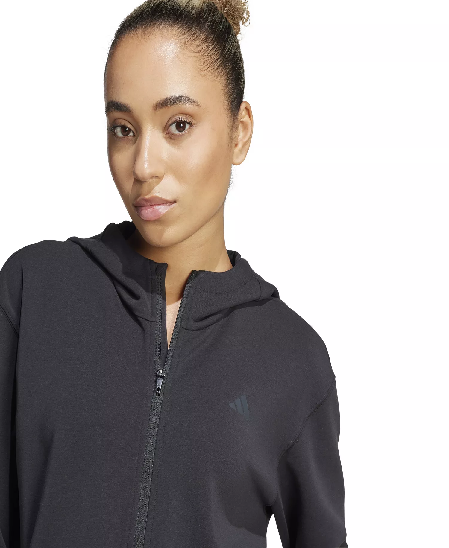 Women's Designed For Training Full-Zip Hoodie Sweatshirt - Black - L