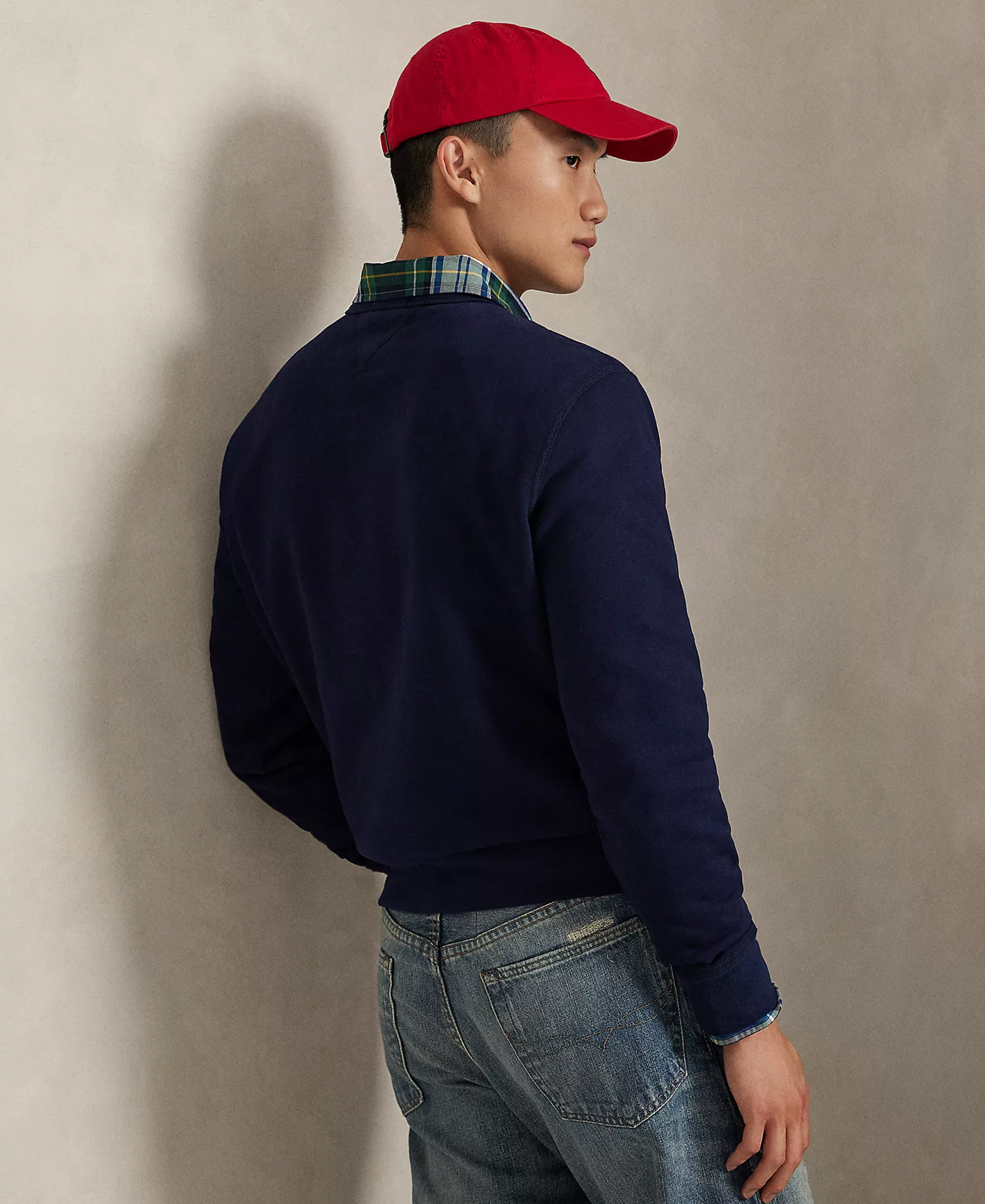 Men's RL Fleece I Heart Polo Sweatshirt - Cruise Navy - 2XL