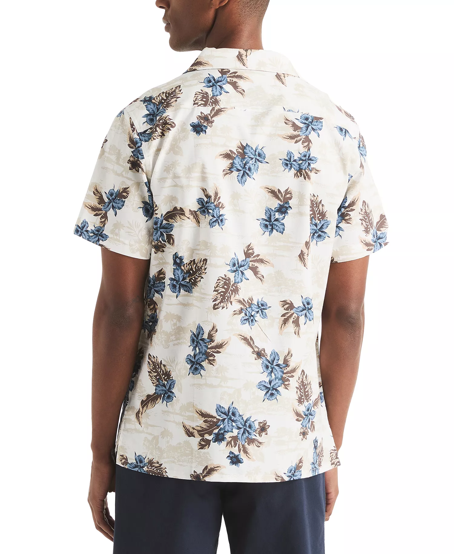 Men's Floral Camp Shirt - Sail White - 2XL